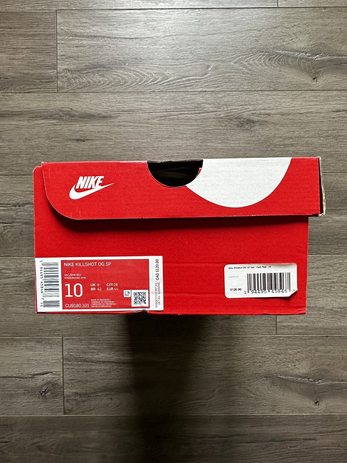 Nike Nike Killshot OG SP ‘Sail/Gym Red’ Size US 10 / EU 43 - 6 Thumbnail