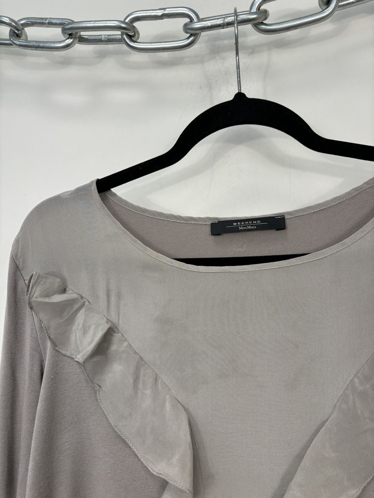 Max Mara Max Mara Weekend Classic Women’s Luxury Blouse Shirt Size M / US 6-8 / IT 42-44 - 8 Thumbnail