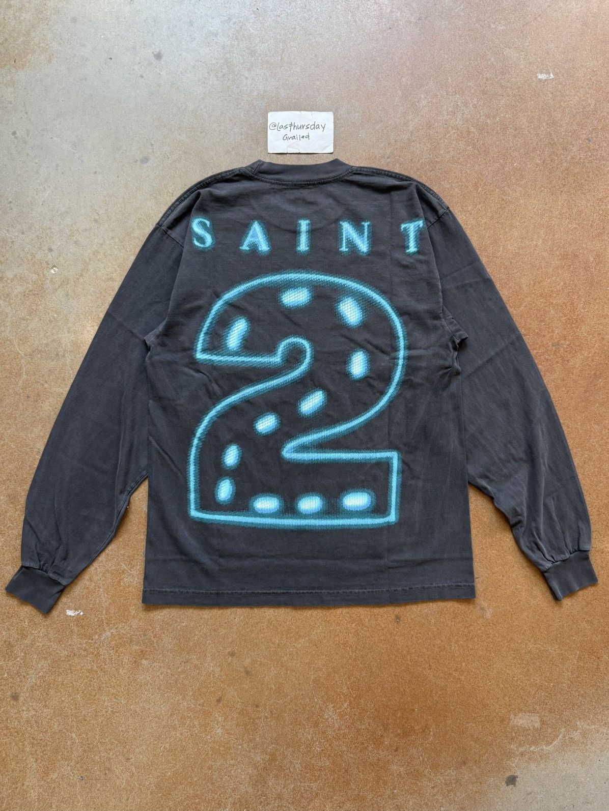 Saint Michael Saint Michael x NAV OMW2 Rexdale L/S Black 002 Large Size US L / EU 52-54 / 3 - 2 Thumbnail