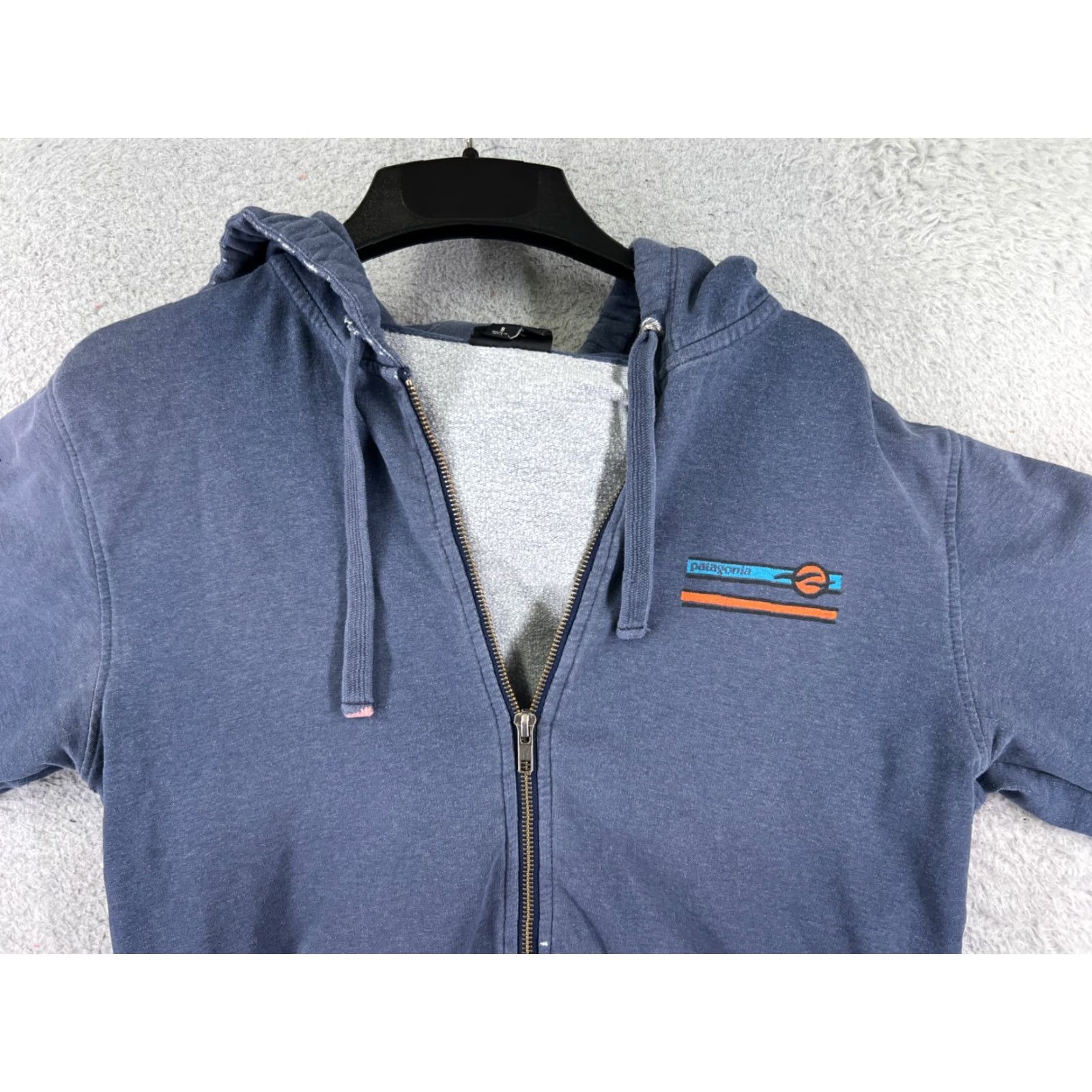 Patagonia Patagonia Hoodie Mens Small Blue DESTROYED Glacier Waves Midweight Full Zip Size US S / EU 44-46 / 1 - 4 Thumbnail