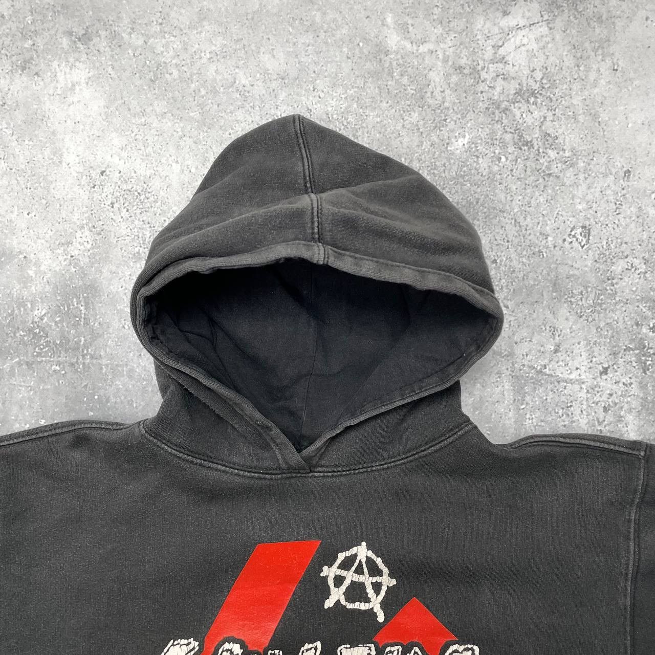 Band Tees × Vintage Vintage 2000s Schleim-Keim Band Hoodie Faded Black Size L Size US L / EU 52-54 / 3 - 4 Thumbnail