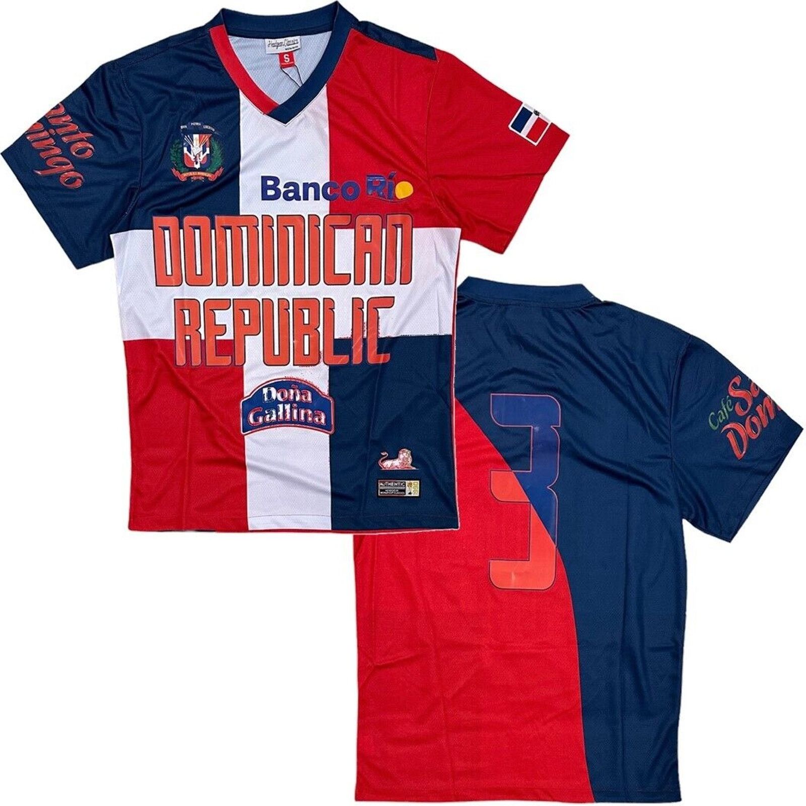 Other Dominican Republic Team 1990 World Cup Soccer Jersey Size US M / EU 48-50 / 2 - 1 Thumbnail