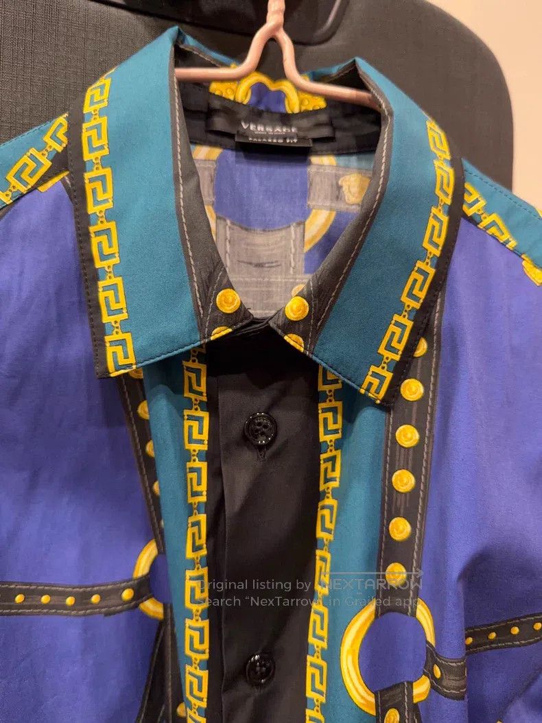 Versace Versace Medusa print long-sleeved shirt Size US XXS / EU 40 - 9 Thumbnail