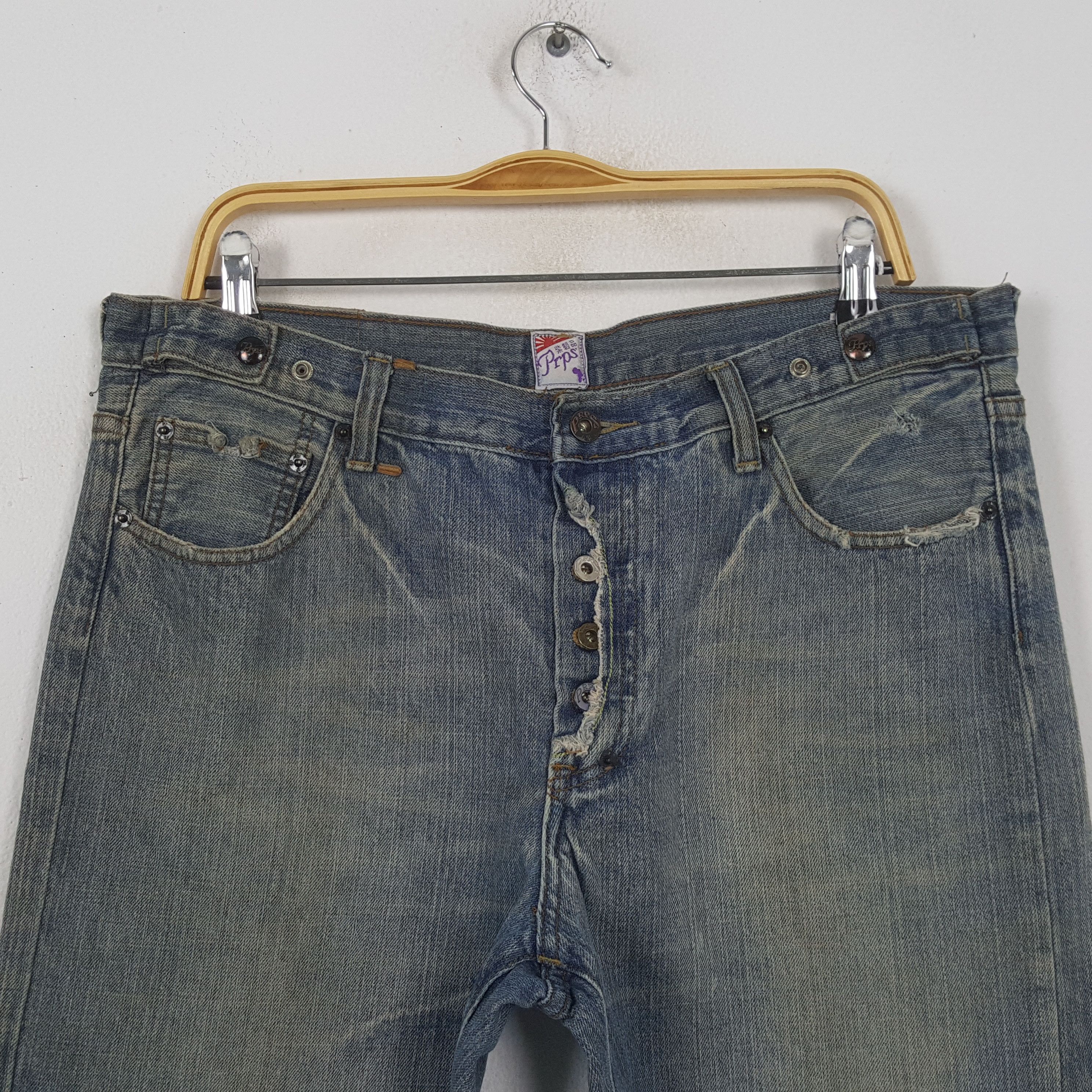 Prps Vintage Prps Japanese Brand Fashion Distressed Jeans RR11 Size US 36 / EU 52 - 2 Thumbnail