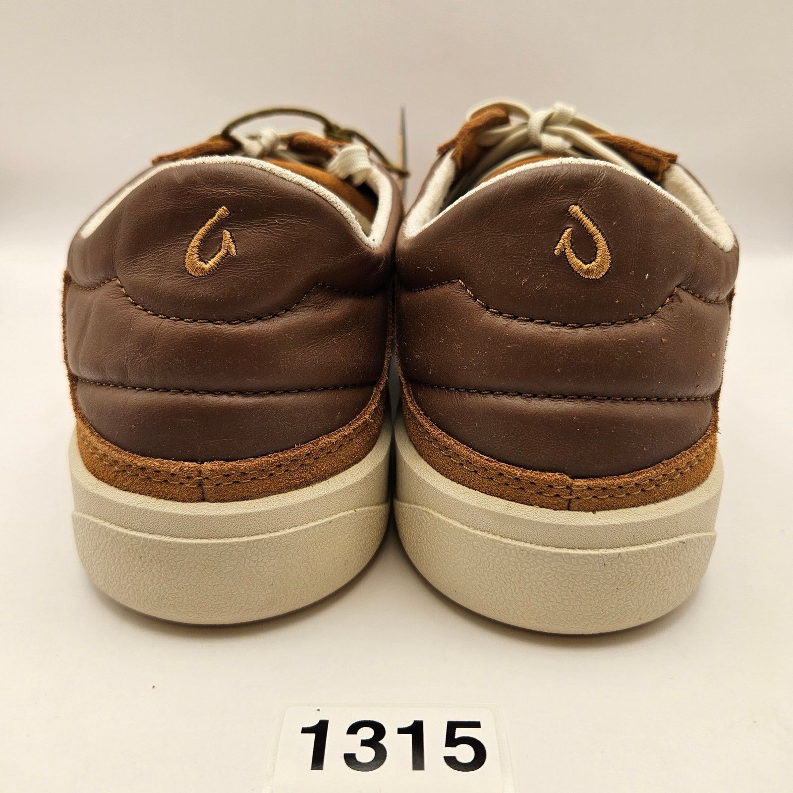 Olukai OLUKAI MEN'S 9.5 PUNINI SUEDE TAN TOFFEE CASUAL LACE UP SNKR Size US 9.5 / EU 42-43 - 3 Thumbnail