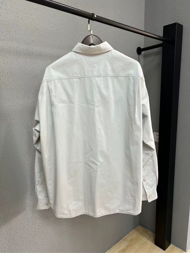 Balenciaga Balenciaga Balenciaga Embroidered Logo Denim Shirt-2506 Size US L / EU 52-54 / 3 - 2 Thumbnail