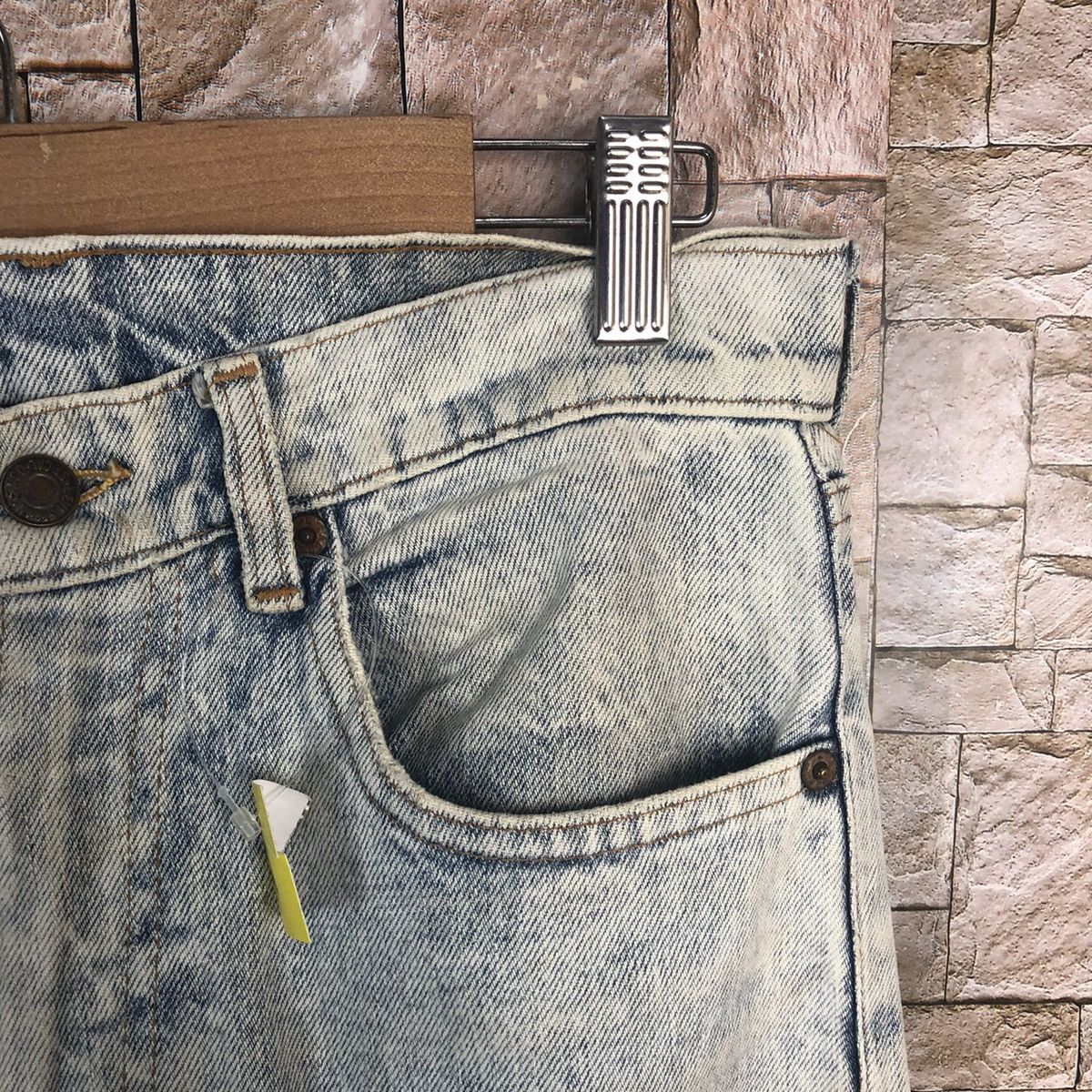 Japanese Brand Japan vintage faded Blue Distressed Denim Pants #A58 Size US 29 - 7 Thumbnail