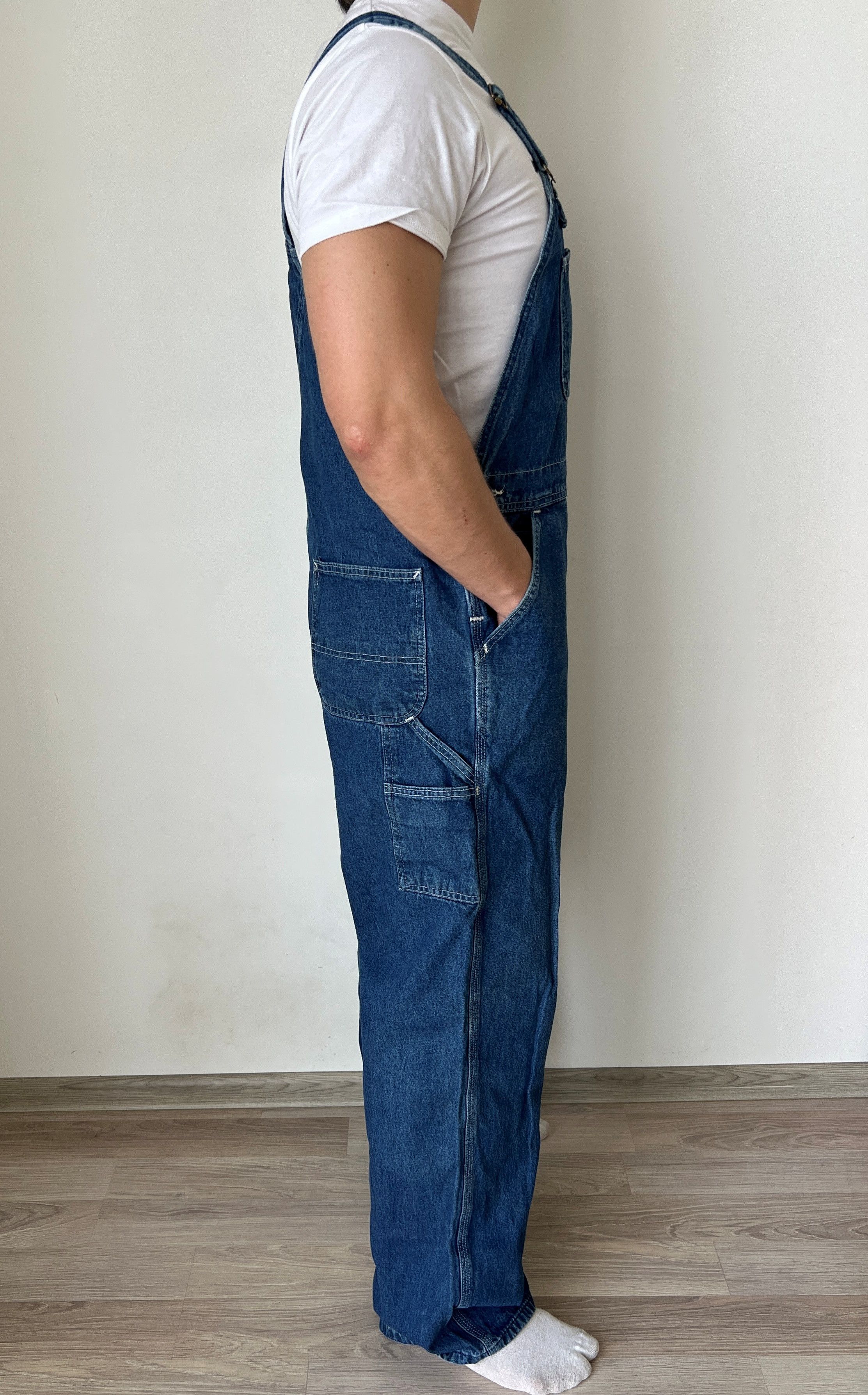 Carhartt VINTAGE CARHARTT BIB OVERALL WORK DENIM PANTS 38x32 Size US 38 / EU 54 - 3 Thumbnail