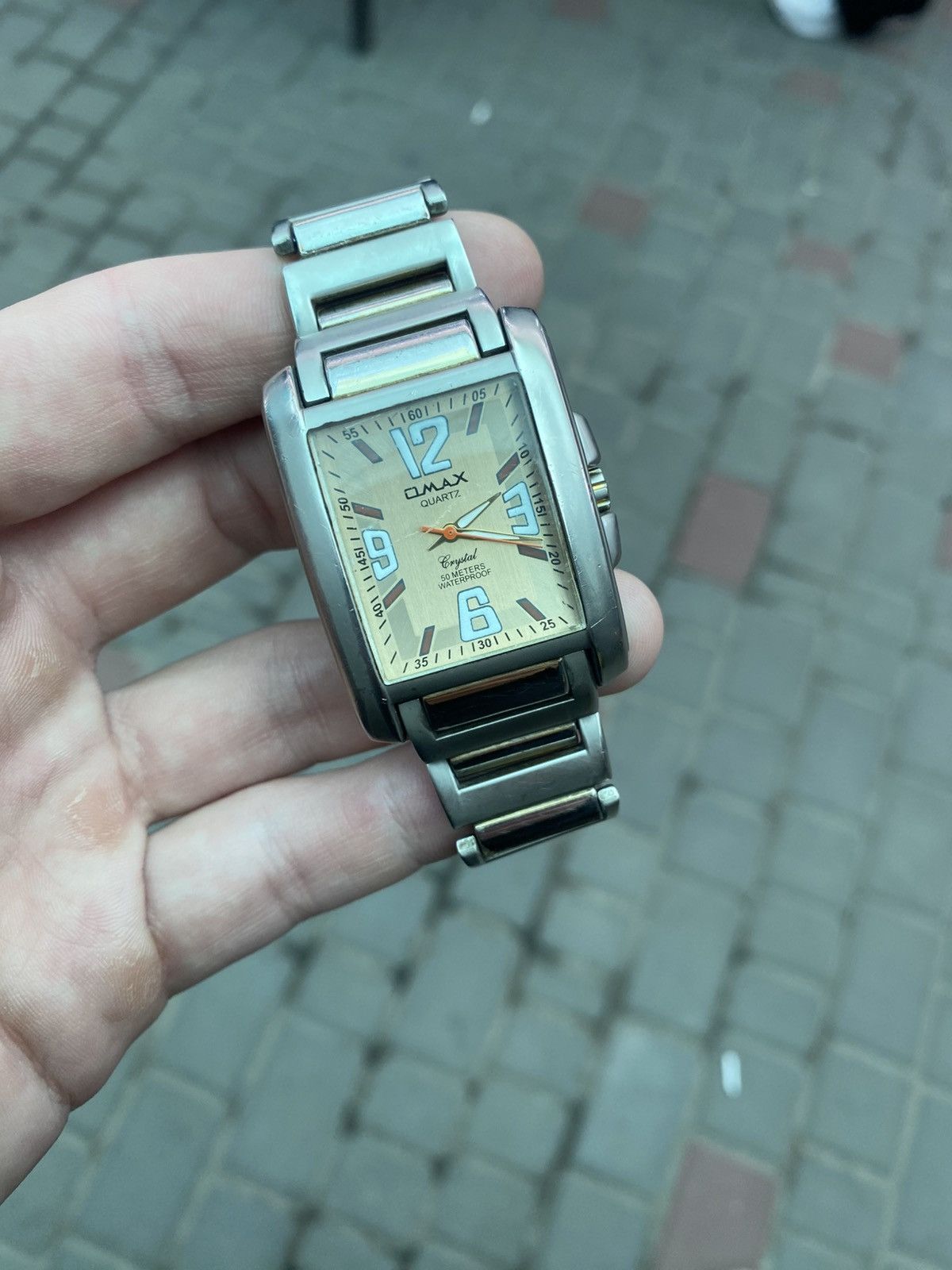 Japanese Brand Rare Omax Crystal Tank Watch Vintage Futuristic Retro Size ONE SIZE - 4 Thumbnail