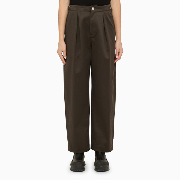 Burberry Burberry Baggy Otter Cotton Trousers | Grailed