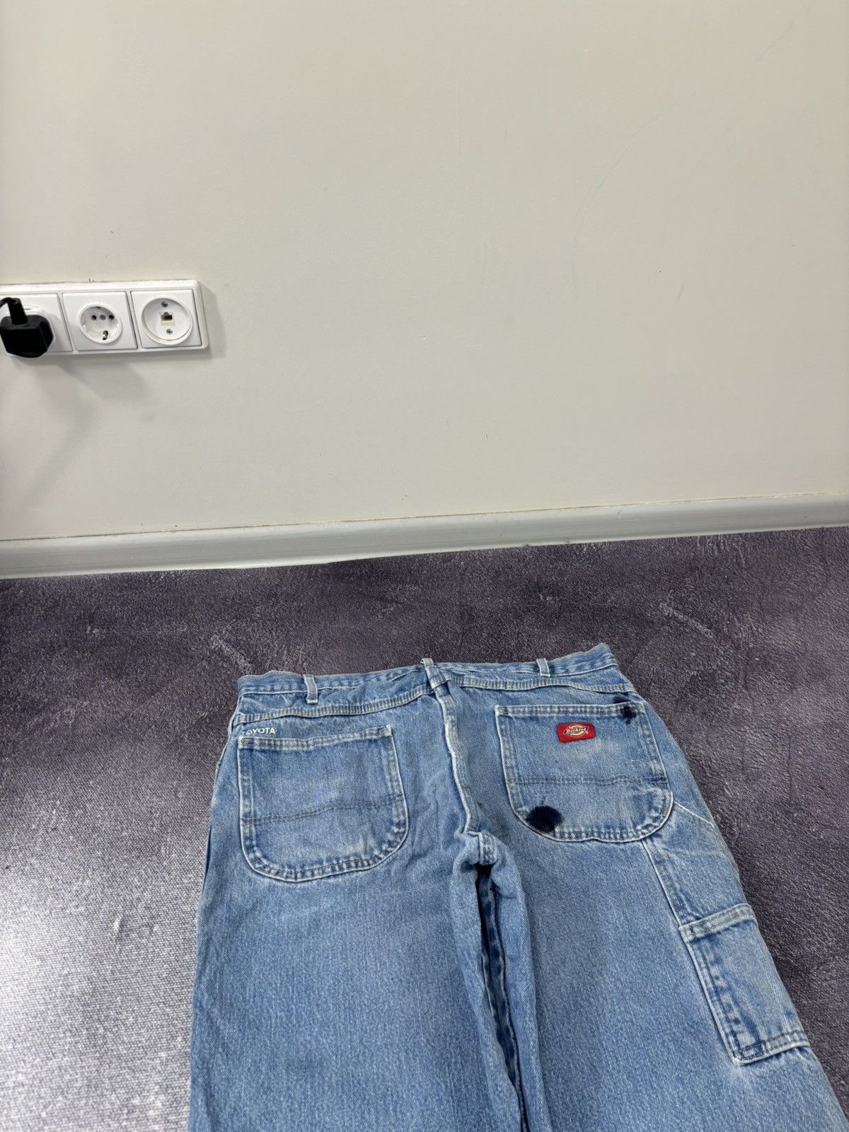 Dickies Vintage Dickies Toyota Embroidery Workwear Denim Baggy Jeans Size US 38 / EU 54 - 5 Thumbnail