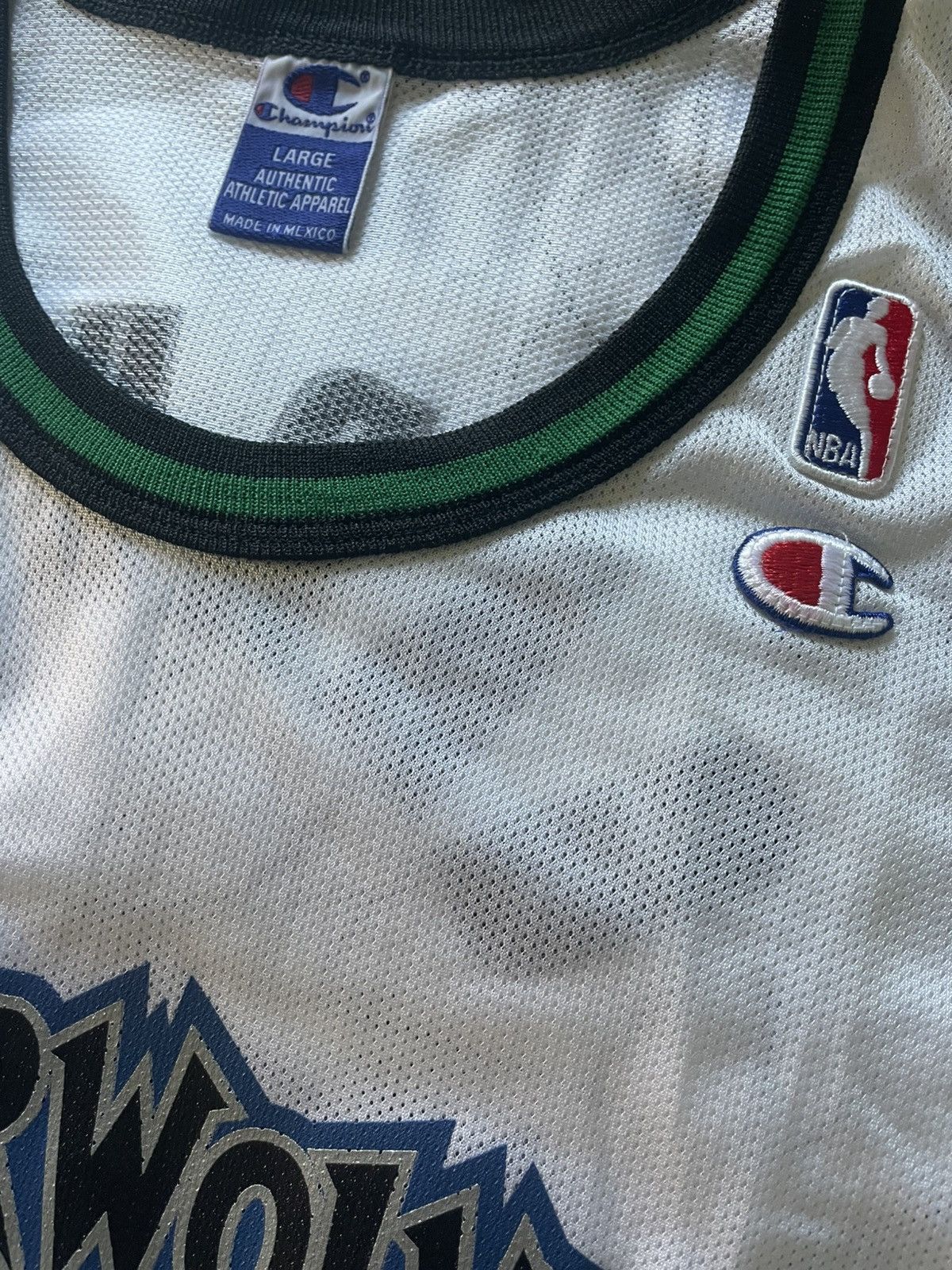 Champion Nba Champion Minnesota Timberwolves Garnett jersey edwards Size US L / EU 52-54 / 3 - 3 Thumbnail