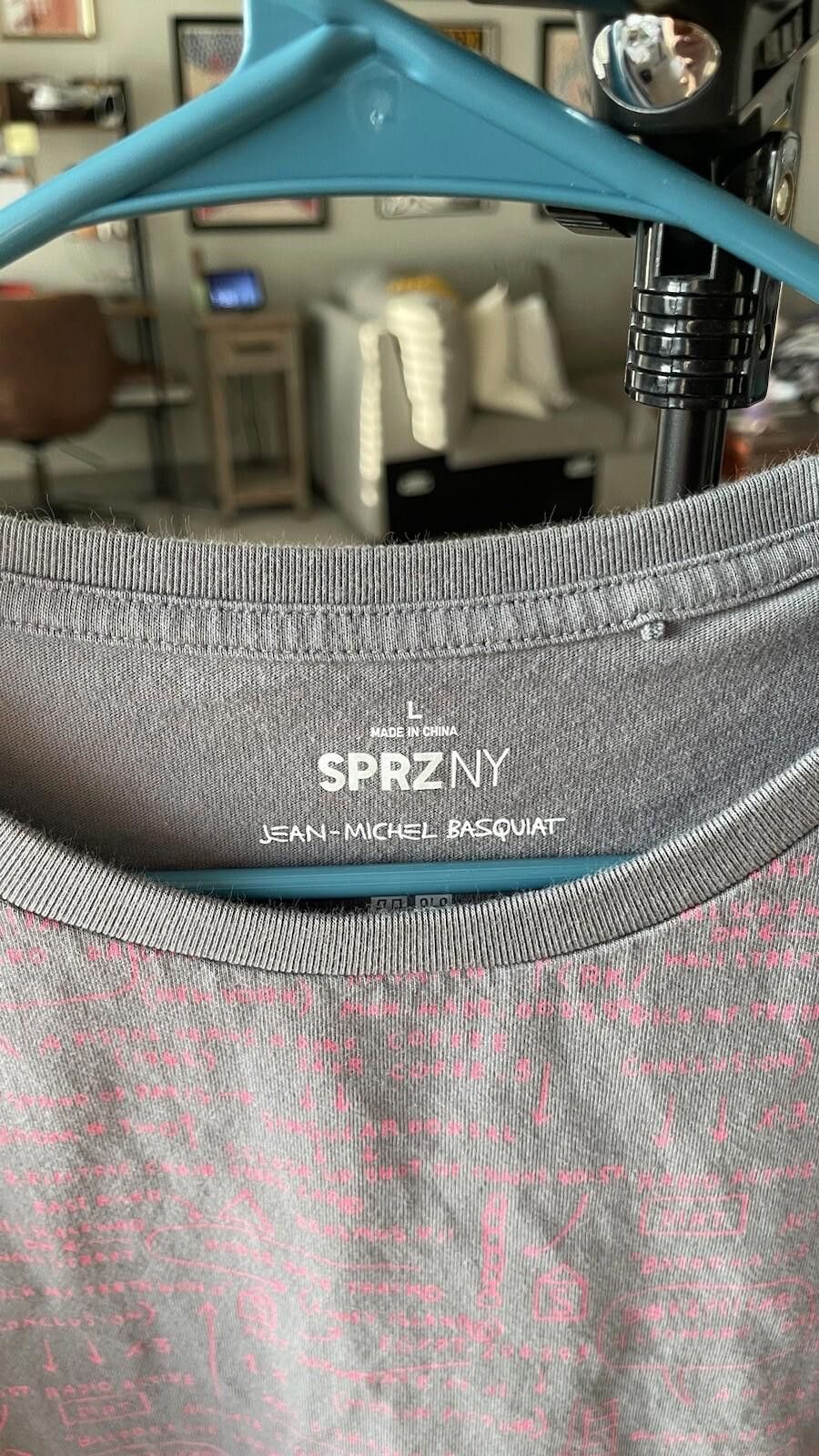 Uniqlo Uniqlo Jean-Michel Basquiat Shirt Gray With Pink M SPRZ NY Size US XS / EU 42 / 0 - 2 Thumbnail