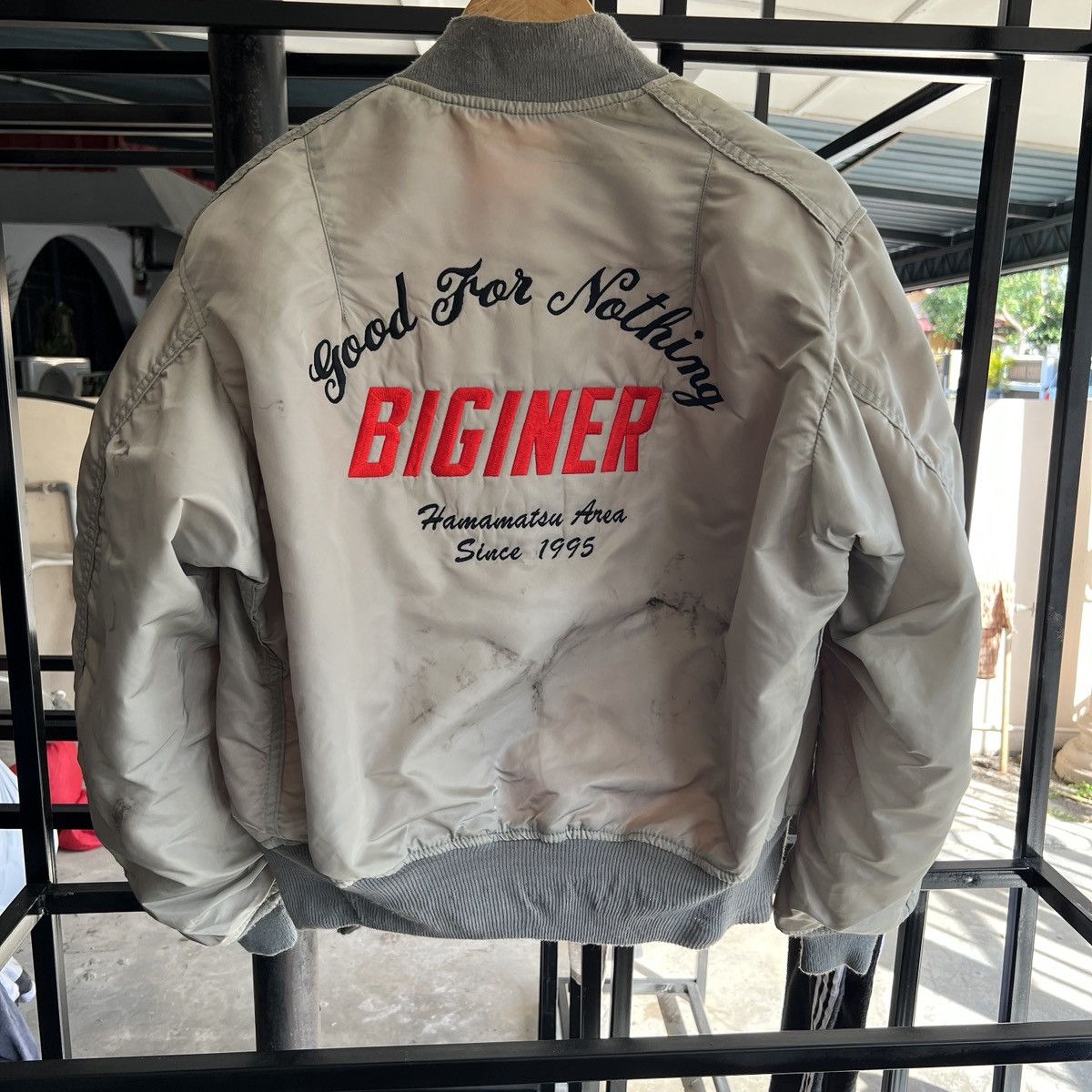 Alpha Industries 🔥 Vintage Alpha Industries Ma 1 Bomber Jacket Made In Usa Size US L / EU 52-54 / 3 - 6 Thumbnail