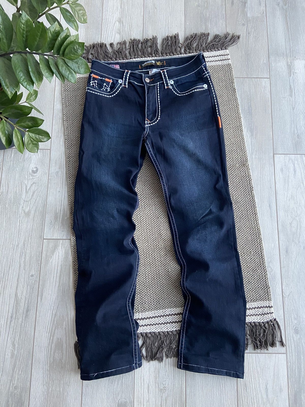 True Religion × Vintage True Religion Slim Denim Jeans Size 33" - 9 Thumbnail