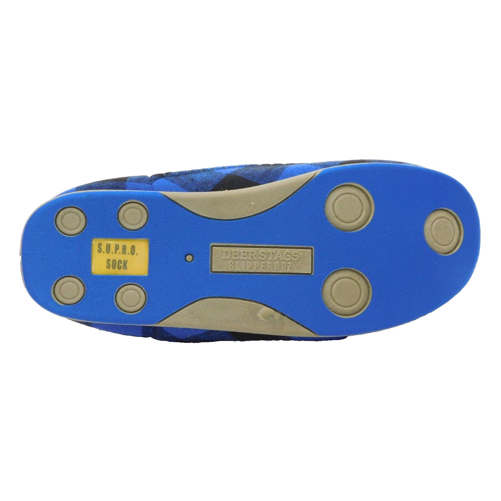 Other M71 Deer Stags Men' Blue Plaid Shock Absorption Slipper 13 M Size US 13 / EU 46 - 5 Thumbnail