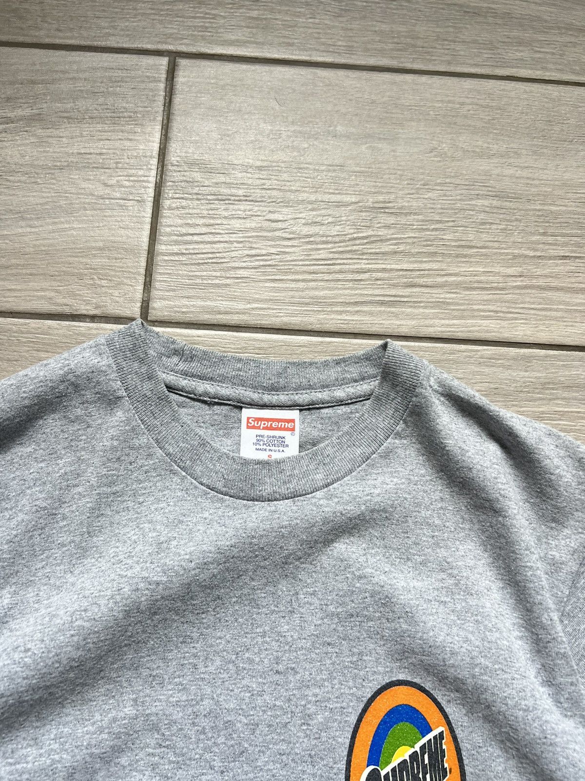Supreme Vintage Supreme SS16 Spin Tide Logo Tee Size US S / EU 44-46 / 1 - 6 Thumbnail