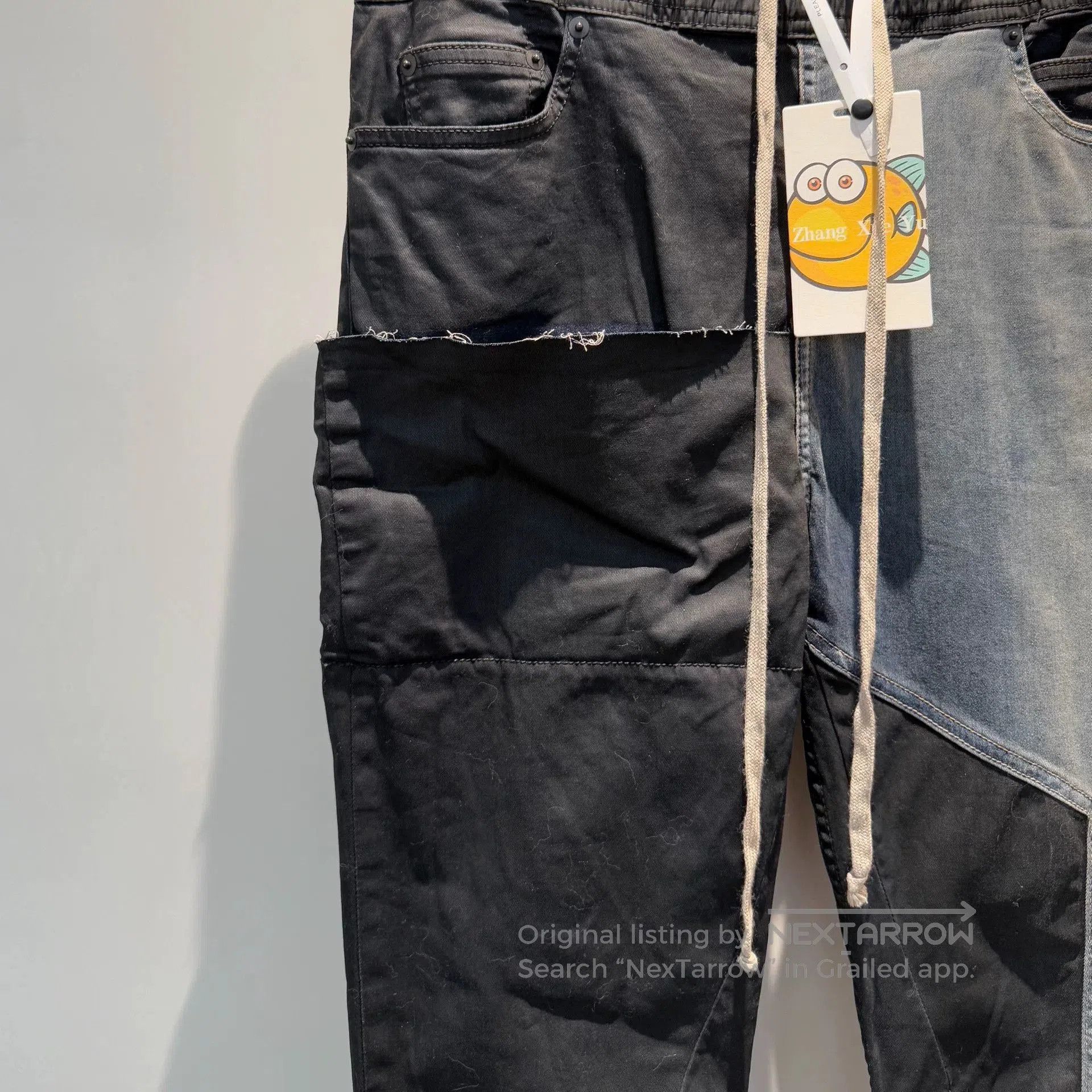Rick Owens rare rick owens waxed denim pants. Size US 43 - 3 Thumbnail