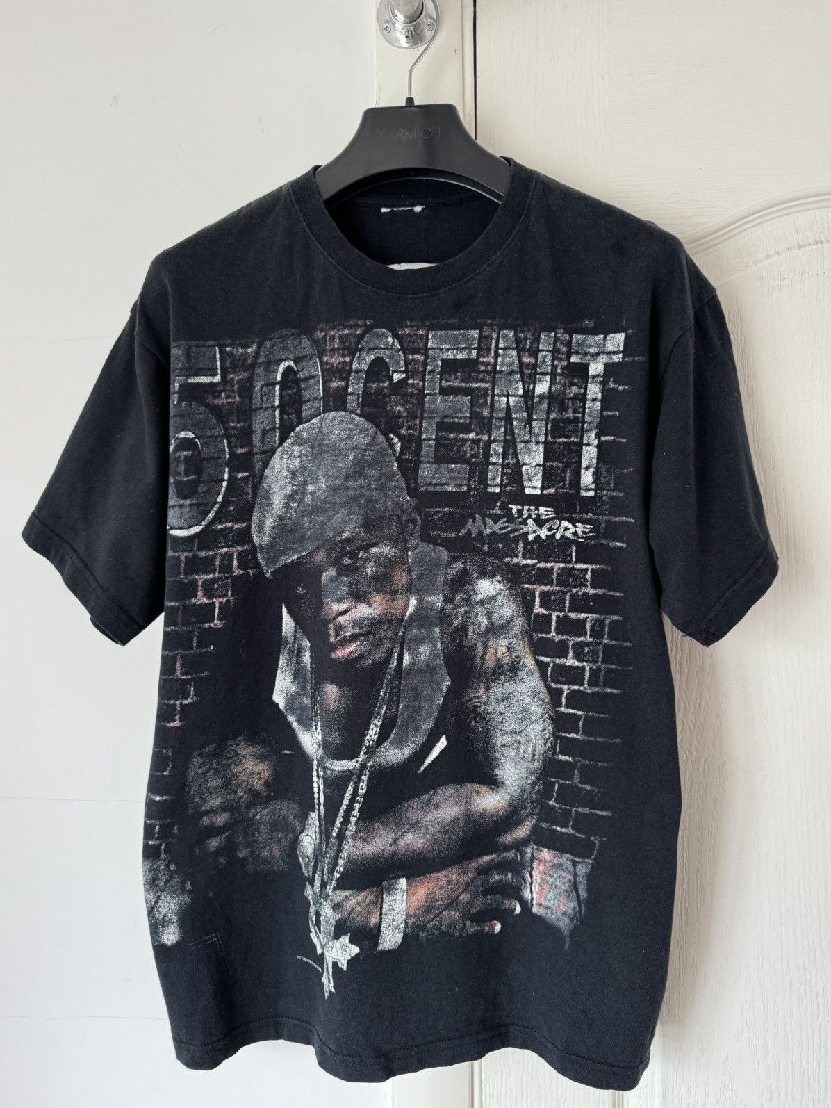 Rap Tees 2005 Vintage 50 Cent The Massacre Album Rap Tee Size US L / EU 52-54 / 3 - 2 Thumbnail