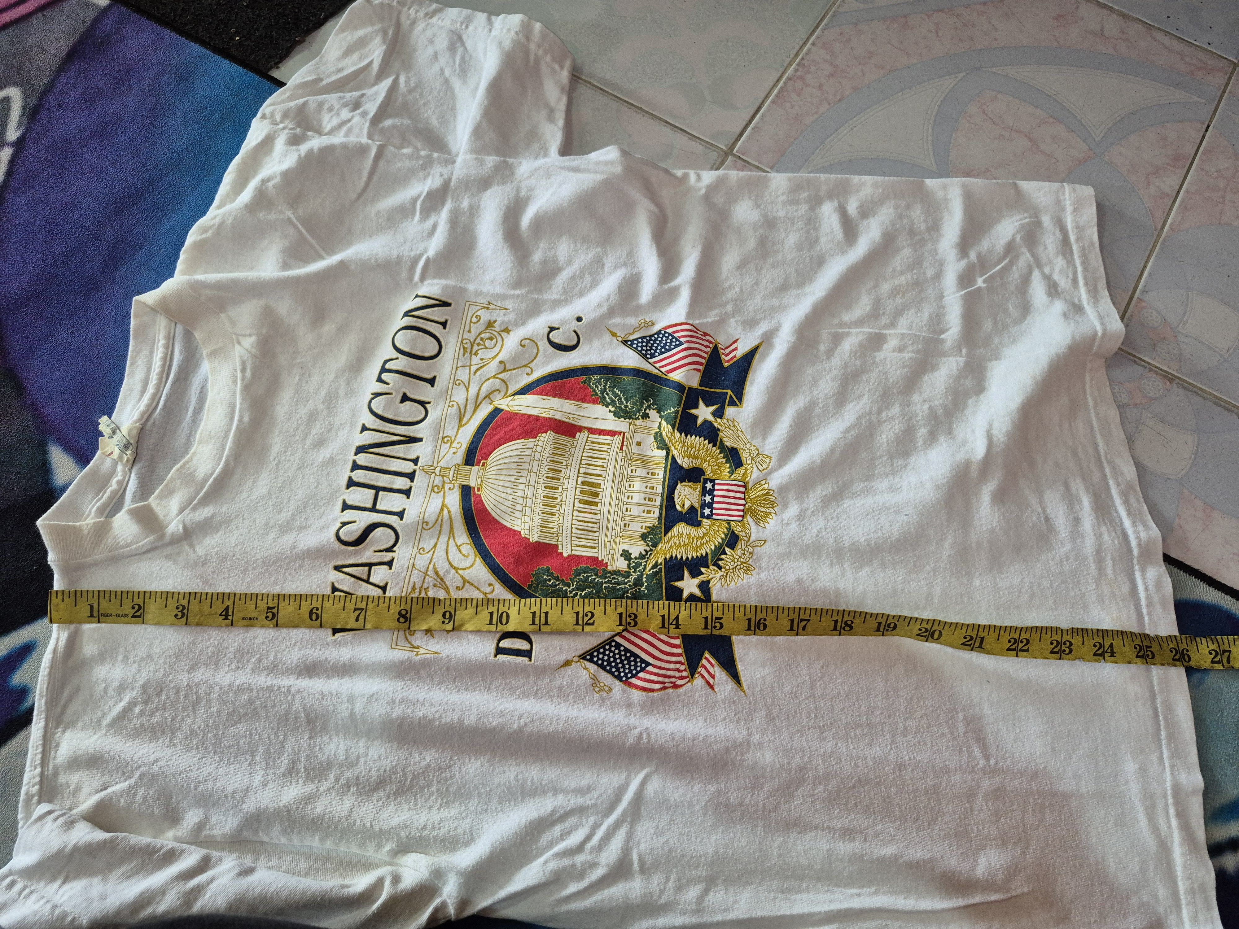 Vintage 🔥 Vintage Y2K Washington DC Tee Size US M / EU 48-50 / 2 - 9 Thumbnail
