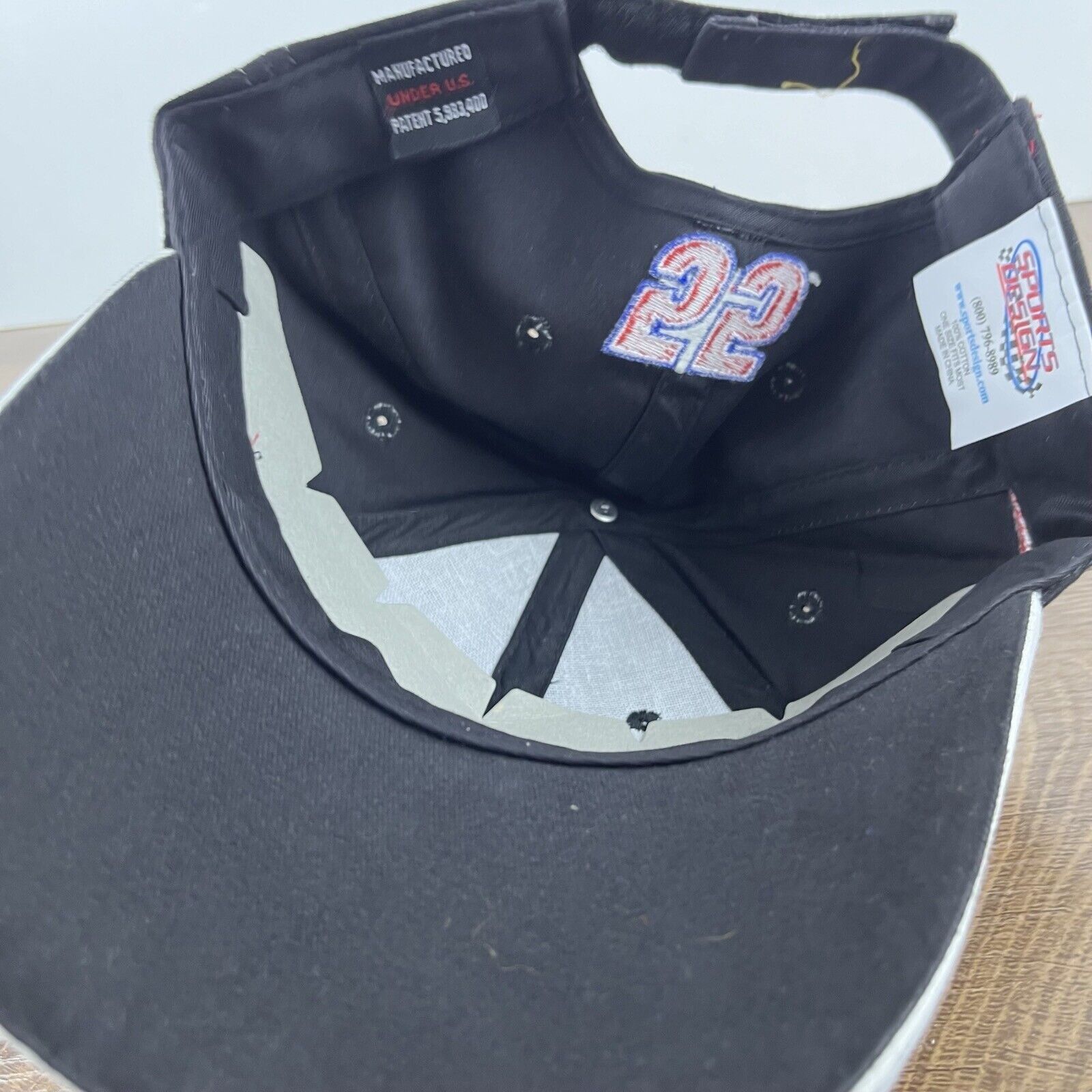 Other Fruit of the Loom Racing 55 Hat Black Hat Adjustable Hat Bla Size ONE SIZE - 12 Thumbnail
