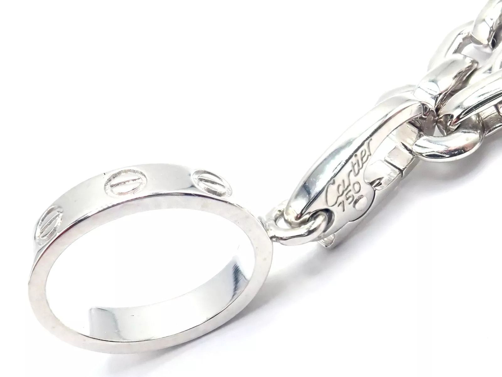 Cartier Authentic Cartier 18k Panthe Airplane Love Box Link Bracelet Size ONE SIZE - 6 Thumbnail