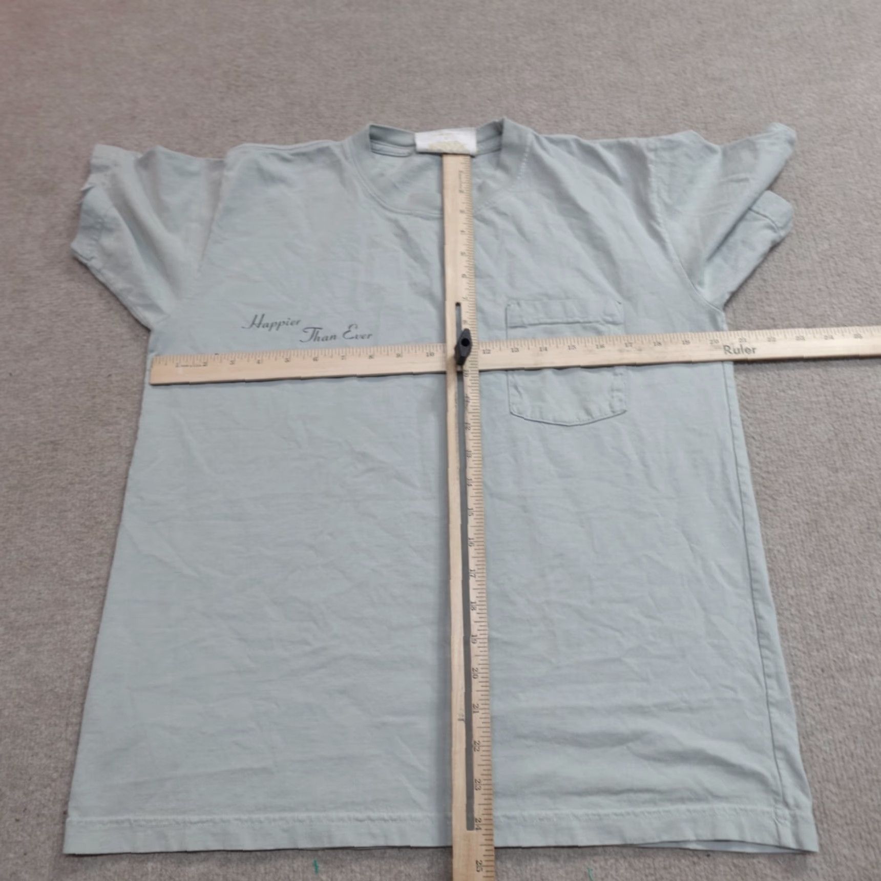 Doublet Billie Eilish Shirt Small Gray Double 2021 Tour Live Official Shirt Men Regular Short Sleeve Crew Neck Cotton Graphic Print T-Shirt Size US S / EU 44-46 / 1 - 3 Thumbnail