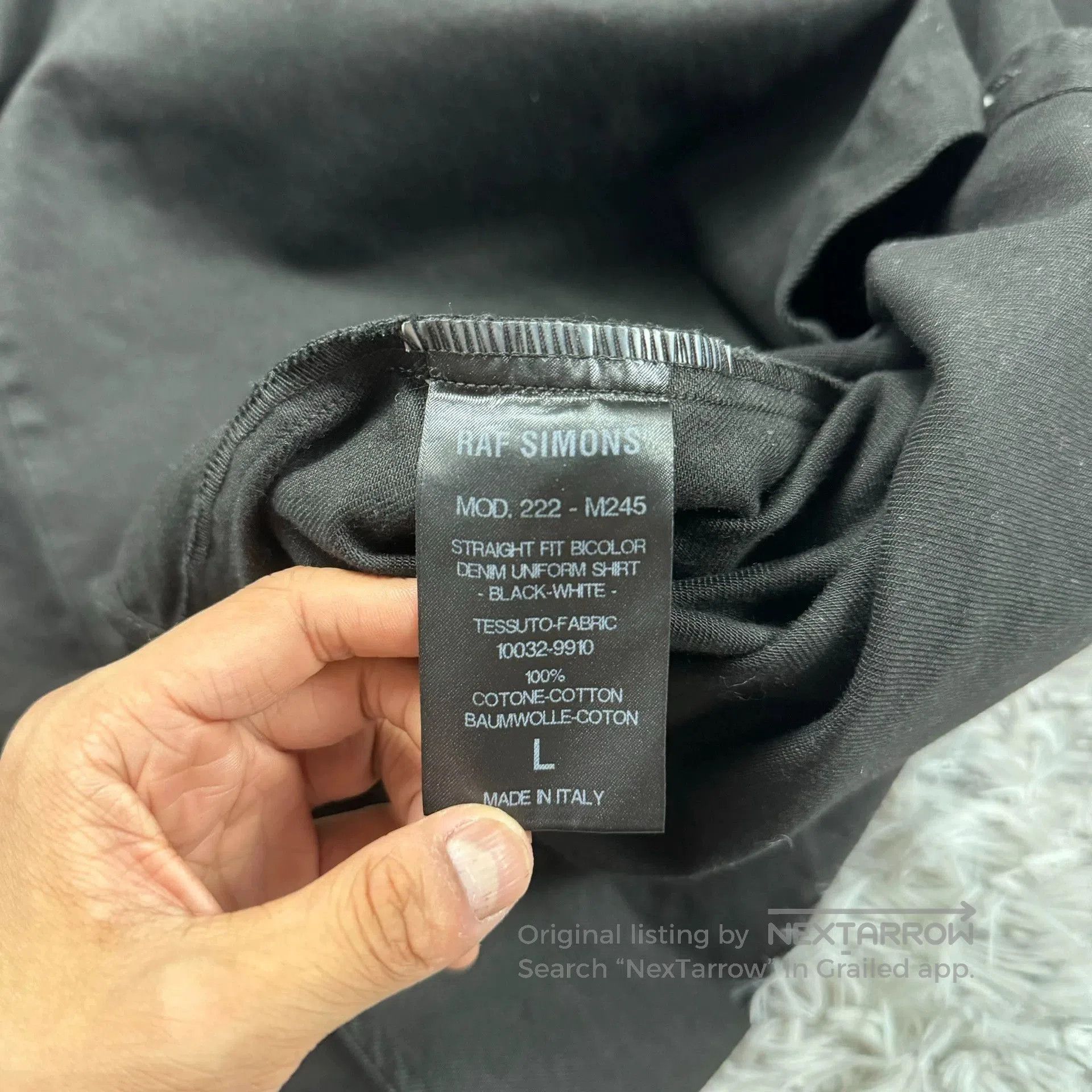 Raf Simons Raf Simons Security leather shirt. Size US L / EU 52-54 / 3 - 3 Thumbnail