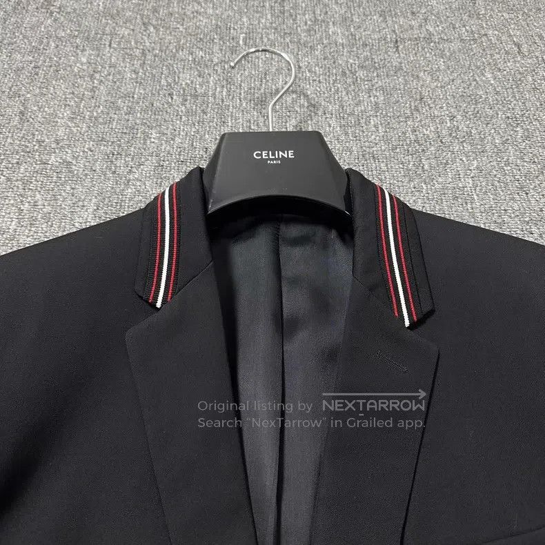 Dior Dior 16fw red line sleeve logo woollen suit Size 50R - 2 Thumbnail