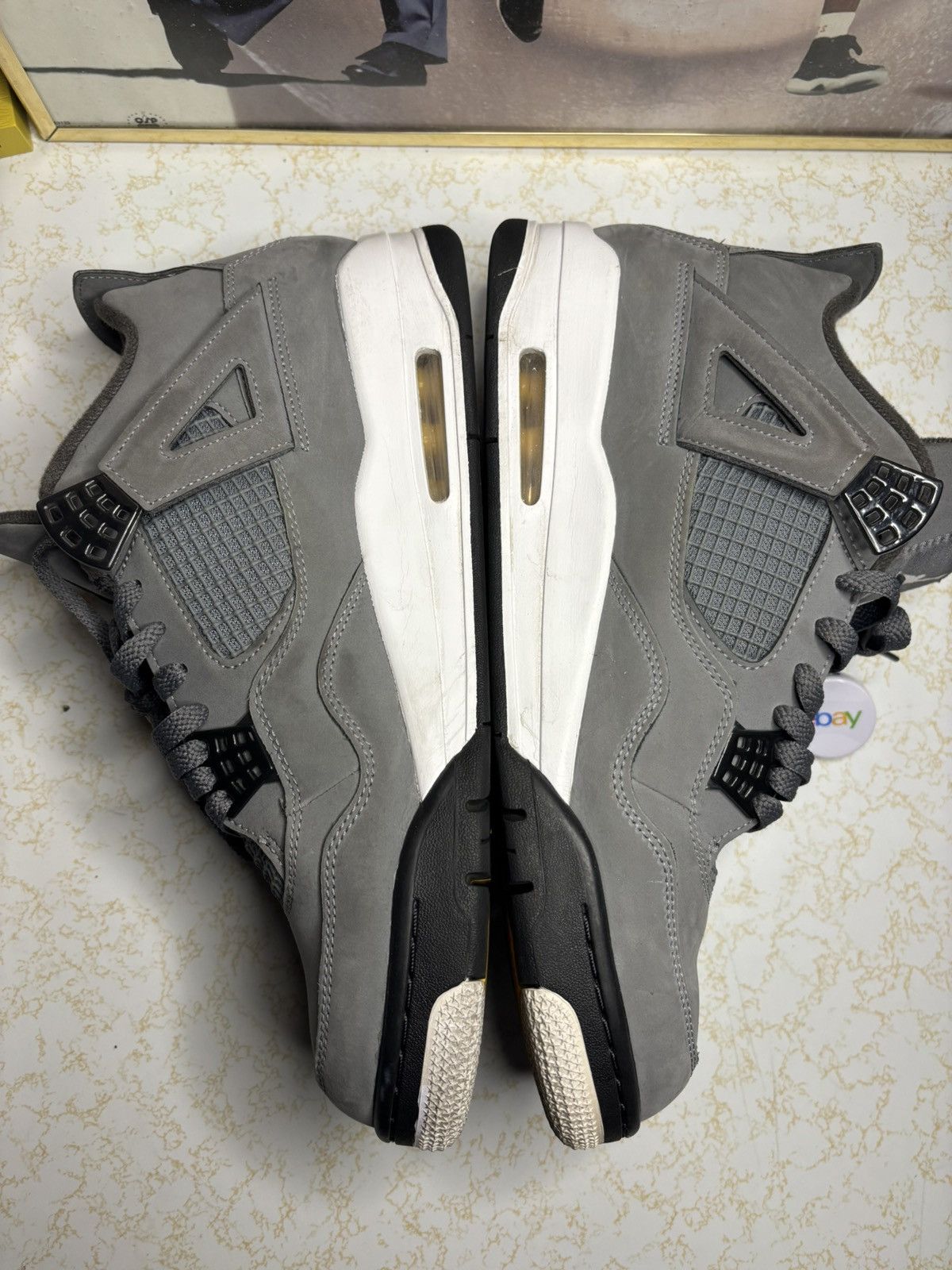 Jordan Brand Jordan Retro 4 ‘cool grey’ Size US 12 / EU 45 - 3 Thumbnail
