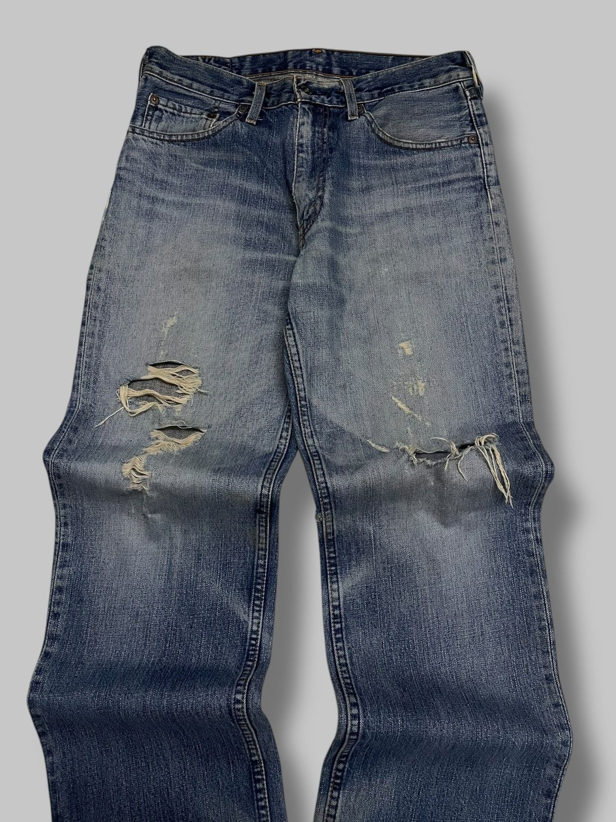 Levi's Vintage Clothing Vintage 1990s Designer Levis 502 Distressed Denim Size US 30 / EU 46 - 5 Thumbnail