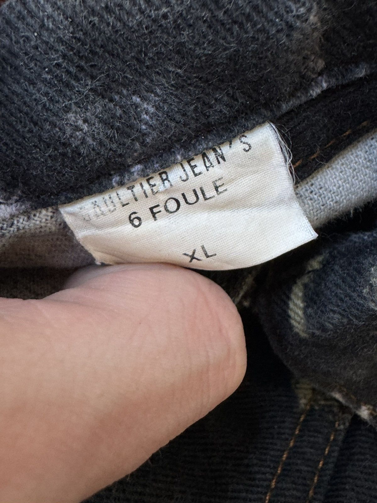 Jean Paul Gaultier Jean Paul Gaultier AW92 Face Print Jacquard Trucker Jacket Size US XL / EU 56 / 4 - 13 Thumbnail