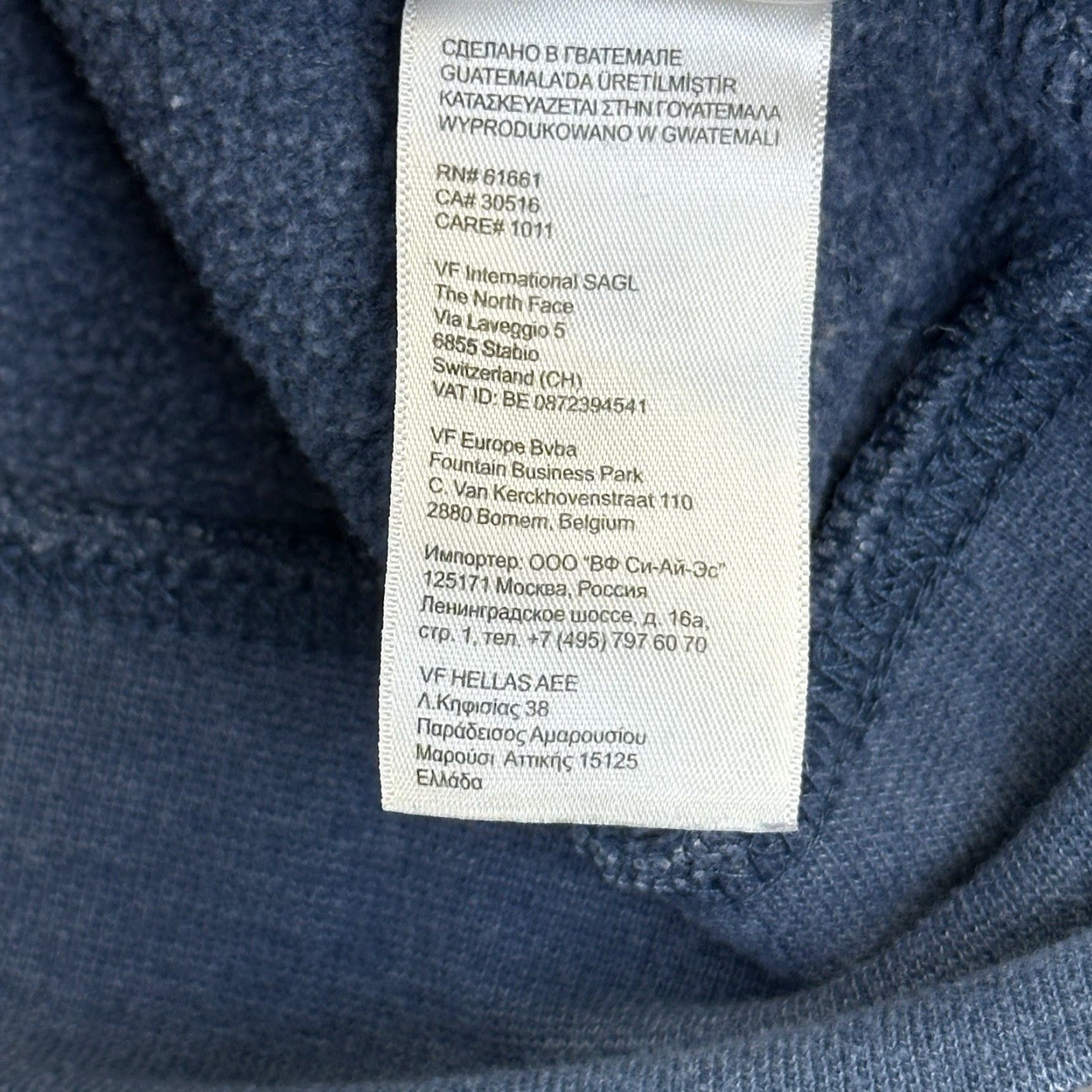 The North Face The North Face Hoodie Mens Medium Blue Fleece Bear Graphic Pullover Hiking Size US M / EU 48-50 / 2 - 7 Thumbnail
