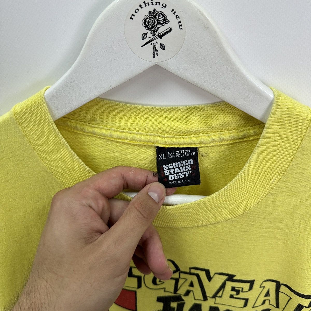 Vintage Vintage 90s Mosquito I gave at flamingo Florida tee y2k hype Size US XL / EU 56 / 4 - 9 Thumbnail