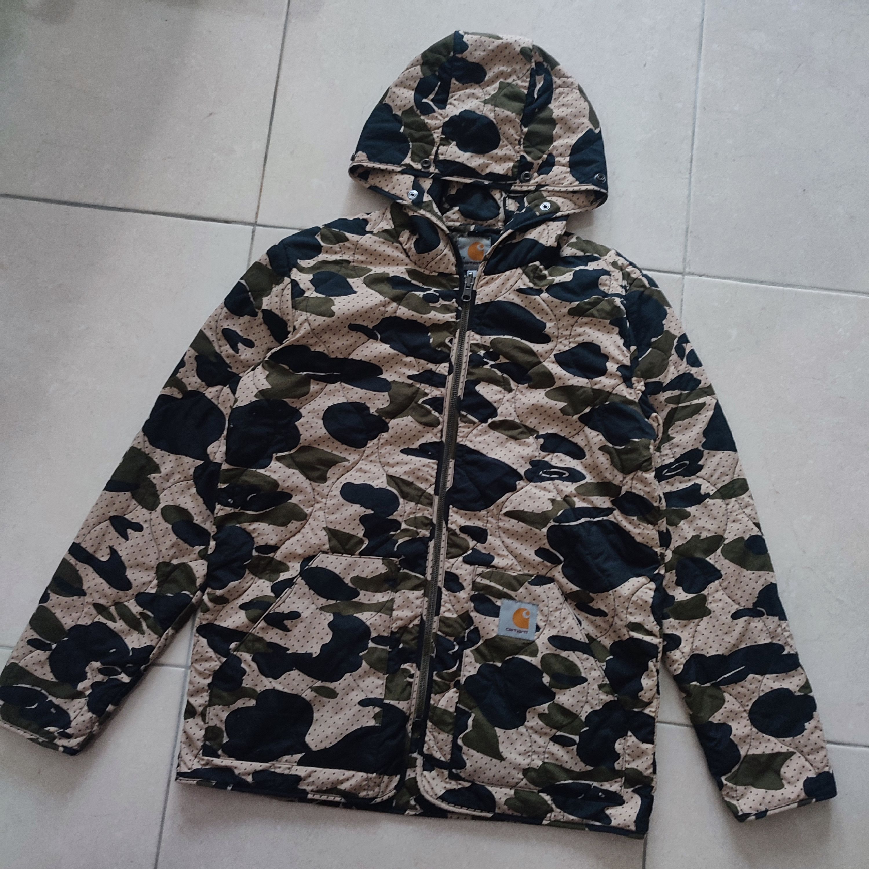 Carhartt × Carhartt Wip 🔥STEALS🔥Very Rare Carhartt WIP Camo Double Clash Parka Size US S / EU 44-46 / 1 - 2 Thumbnail