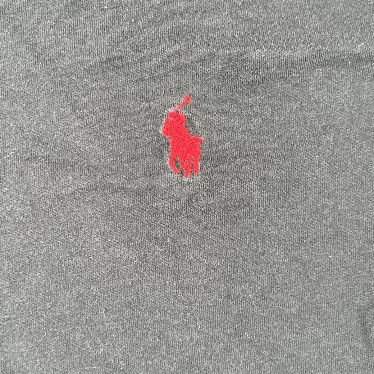 Polo Ralph Lauren × Ralph Lauren Mens Polo Ralph Lauren Black Pony Tshirt Red Horse Medium Size US M / EU 48-50 / 2 - 2 Thumbnail