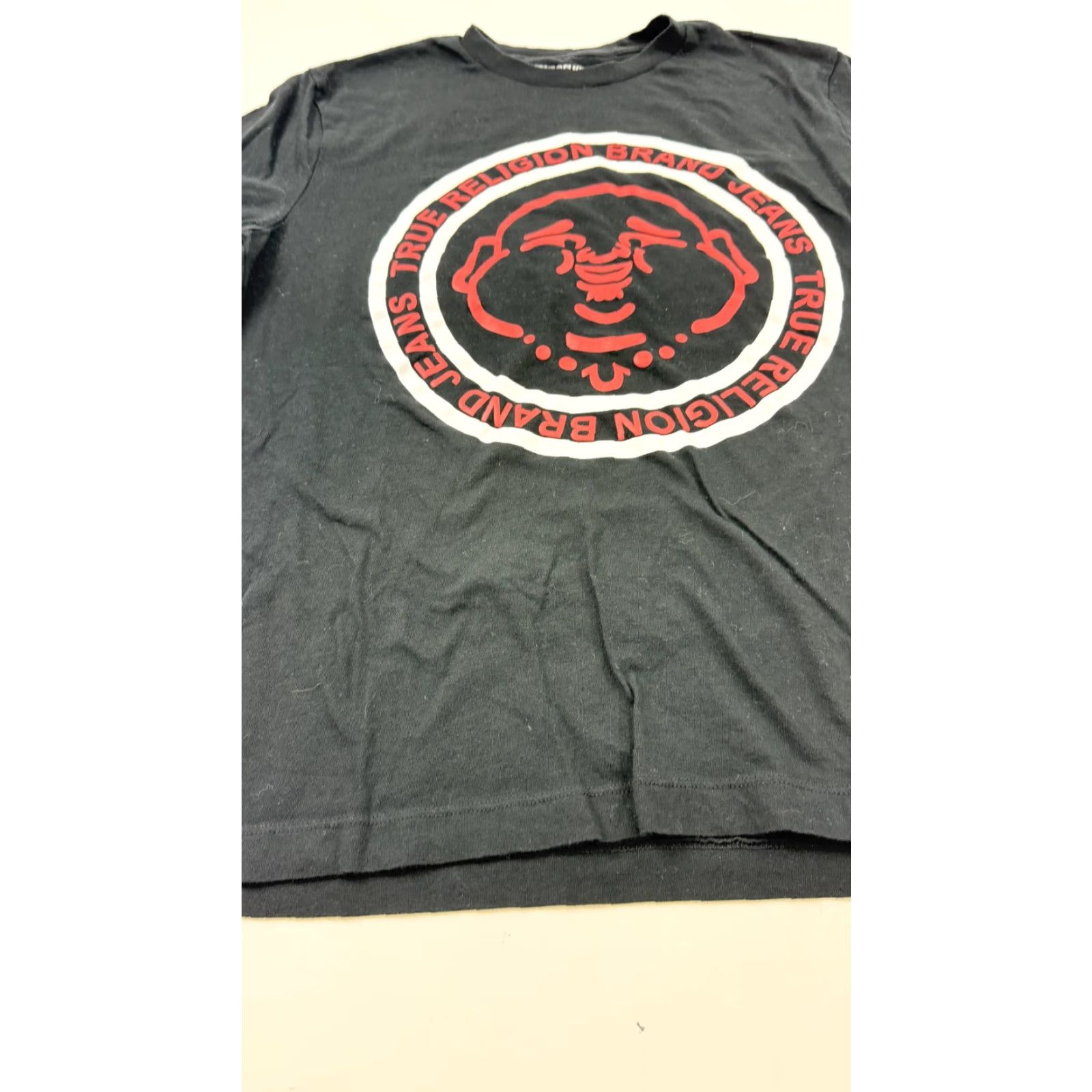 True Religion VINTAGE True Religion Shirt Mens Medium Black Buddha Logo Graphic Tee 100% Cotton Mens Short Sleeve Crewneck Graphic Logo Tee Black Buddha 100% Cotton Size US M / EU 48-50 / 2 - 2 Thumbnail