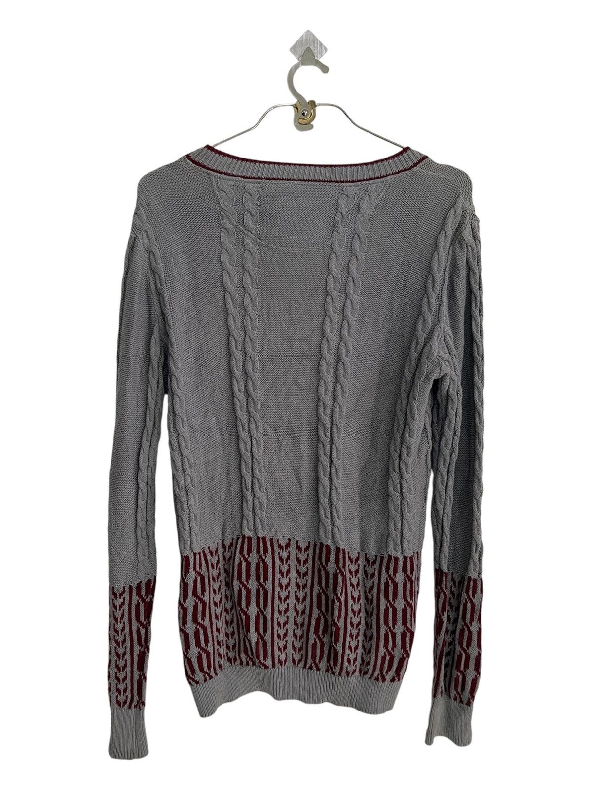 Aran Isles Knitwear × White Mountaineering SS13 White Mountaineering Rockabilly Cable Knit Cardigan Size US S / EU 44-46 / 1 - 3 Thumbnail