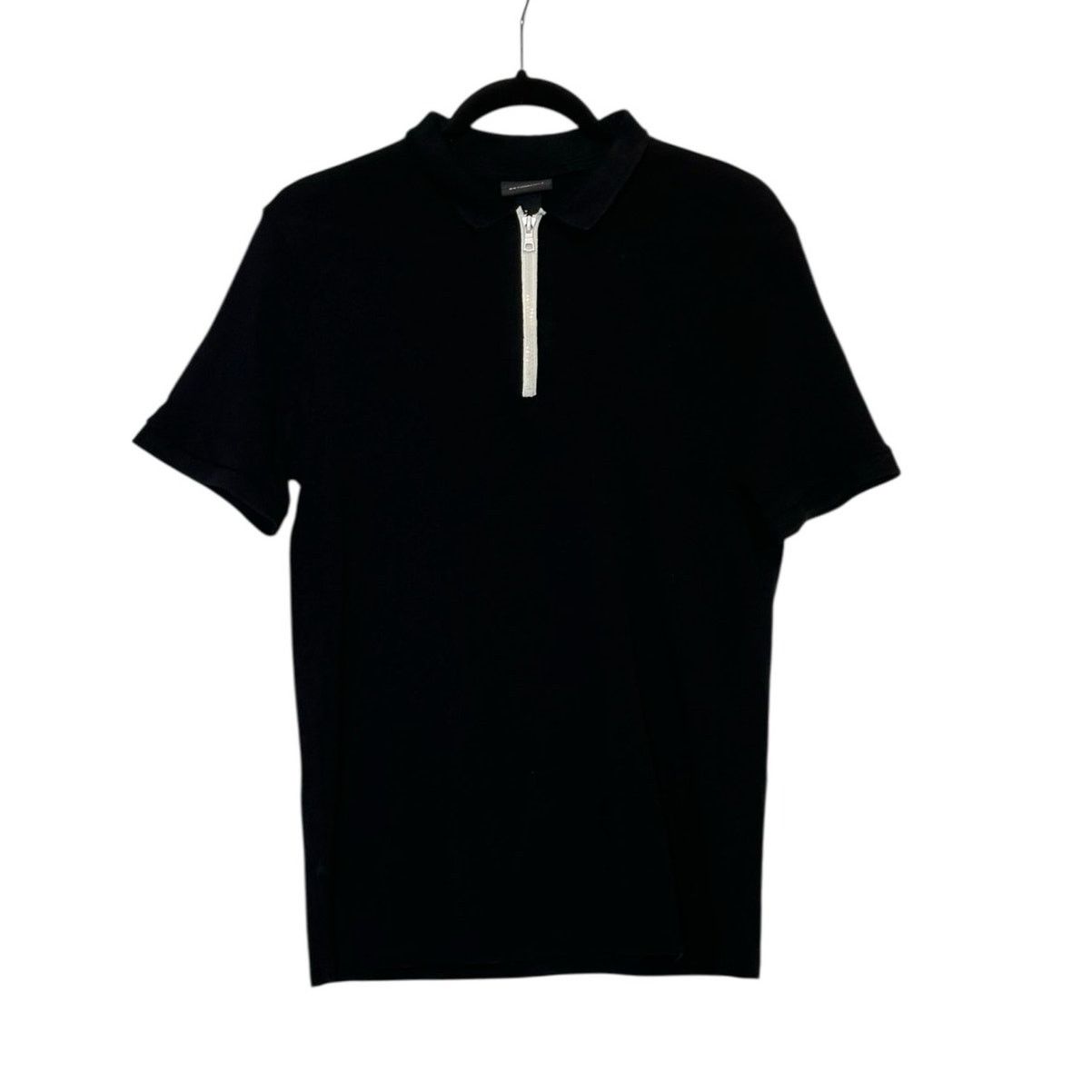 H&M H&M Conscious black short sleeves zipper polo shirt size M Size US M / EU 48-50 / 2 - 1 Thumbnail