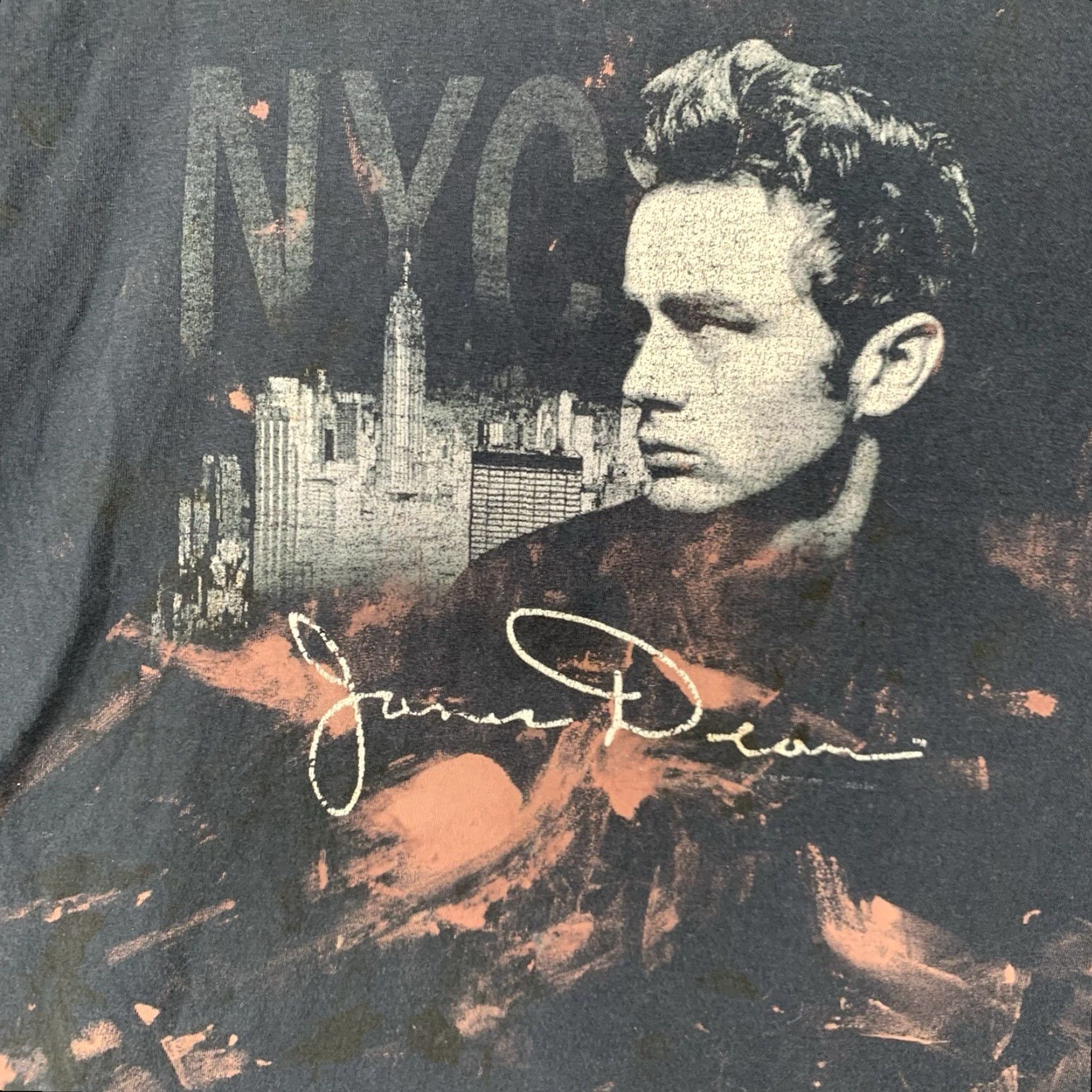 Gildan VINTAGE James Dean T-Shirt XL Black 50s Art Rock Grunge Morrissey Logo Graphic Printed Short Sleeve Crew Neck Gildan Cotton Limited Edition Mens Size US XL / EU 56 / 4 - 3 Thumbnail