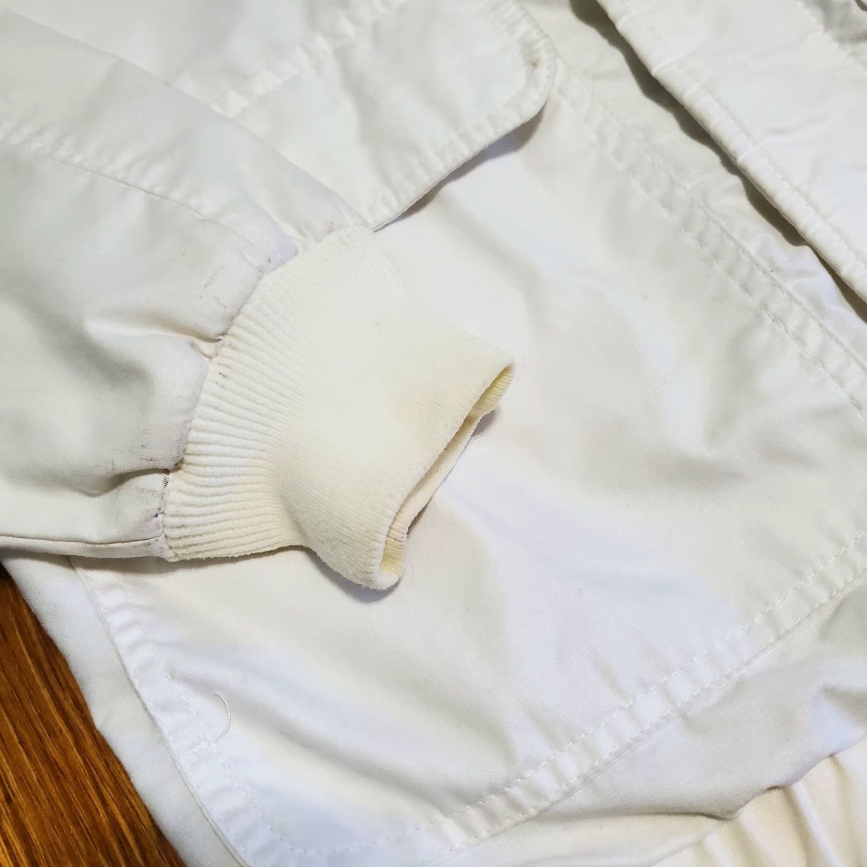 Vintage VINTAGE K-Products Windbreaker Jacket Men’s S White USA Made Full Zip Size US S / EU 44-46 / 1 - 5 Thumbnail
