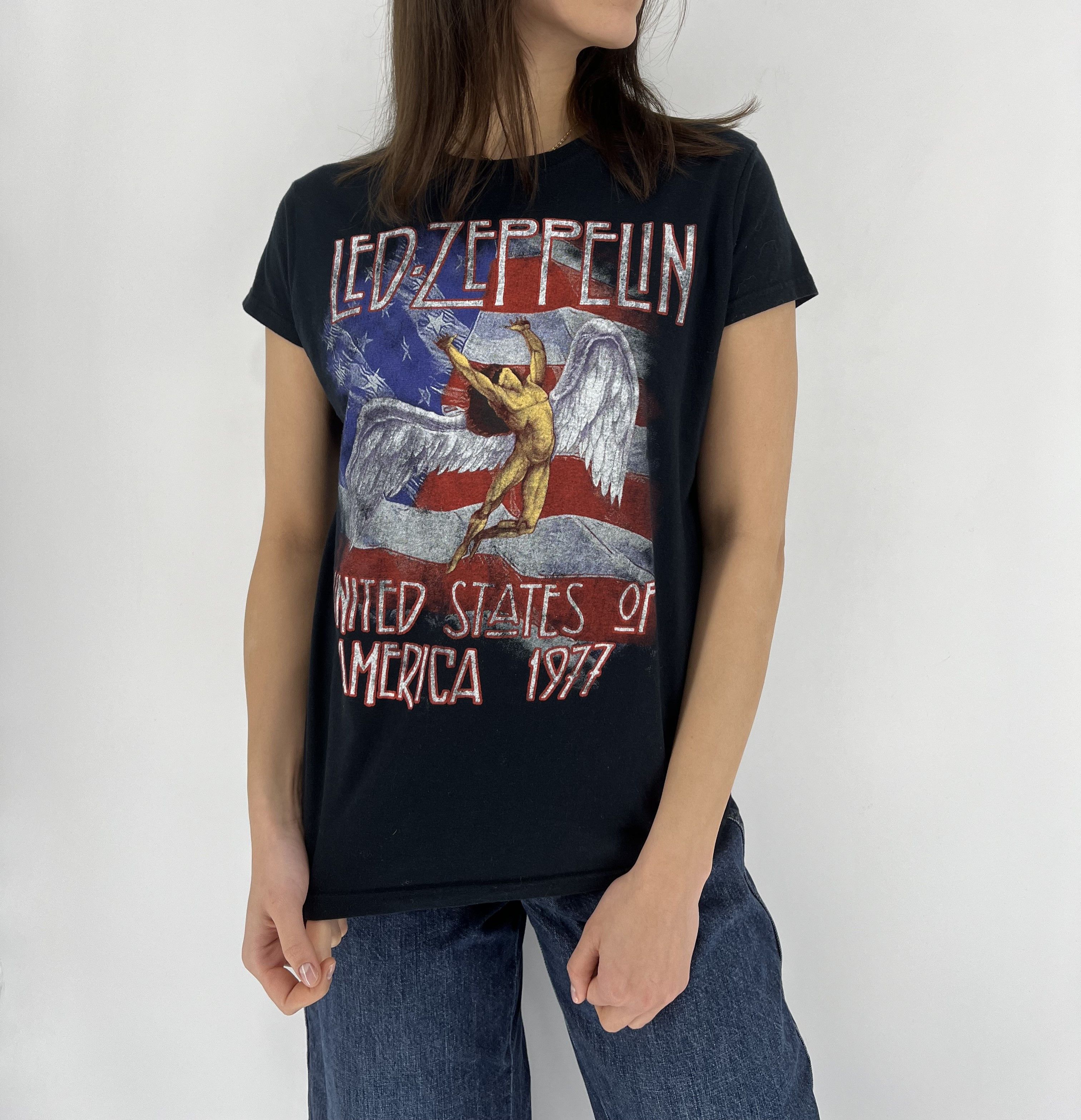 Band Tees Vintage Y2K United States Led Zeppelin Womens Tee Size XL / US 12-14 / IT 48-50 - 3 Thumbnail