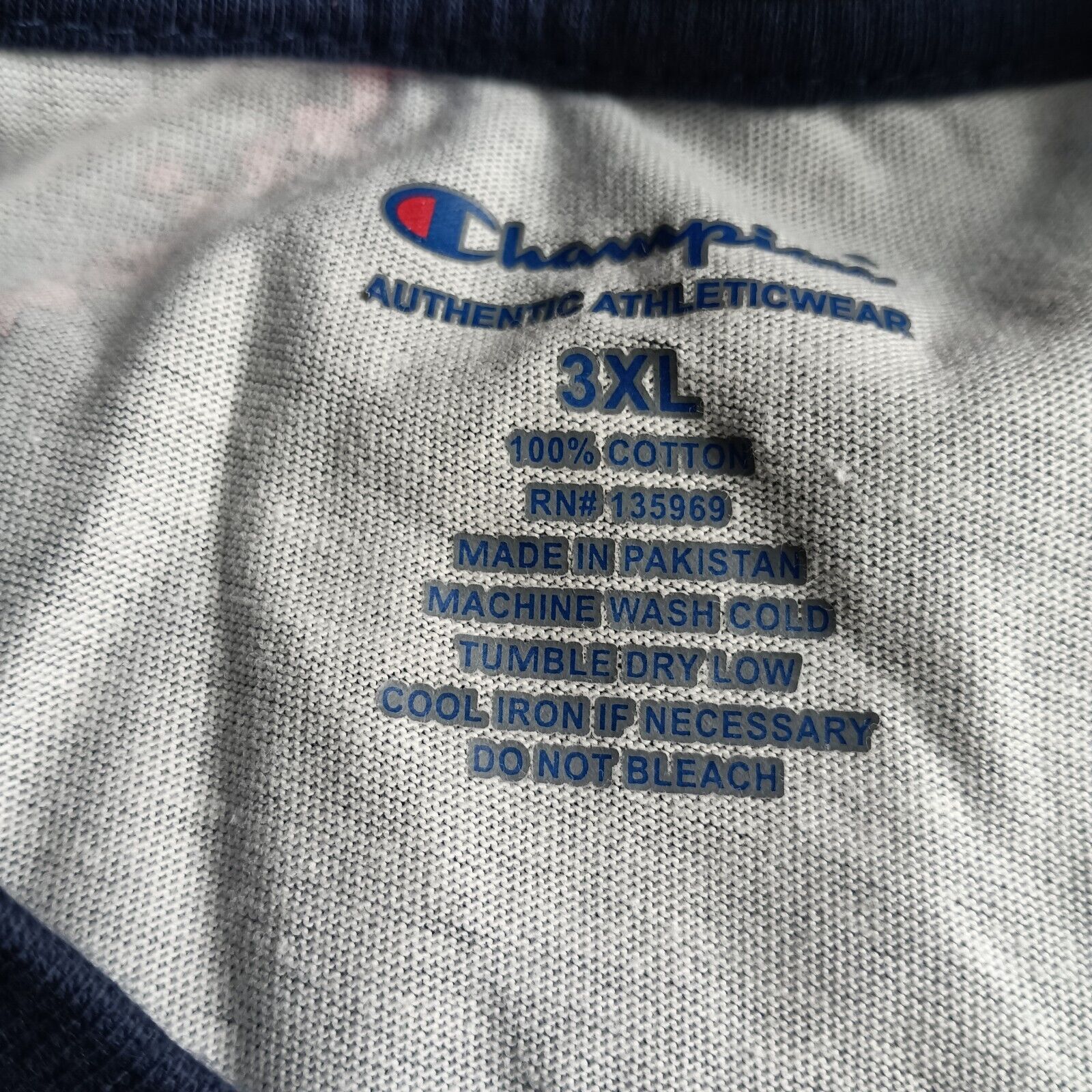 Champion Championship Men's Crew Neck T-Shirt Athletic Blue Size 3XL Size US XXL / EU 58 / 5 - 3 Thumbnail