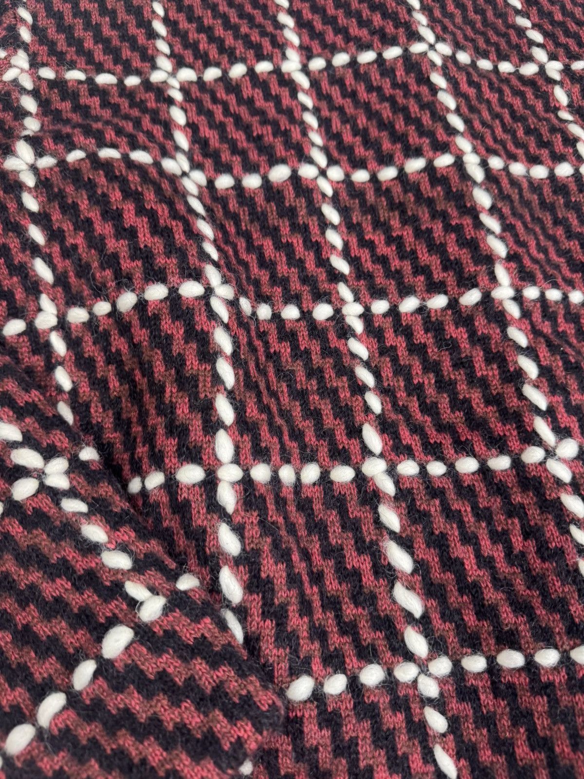 Aime Leon Dore Plaid hand knit over-shirt Size US M / EU 48-50 / 2 - 5 Thumbnail
