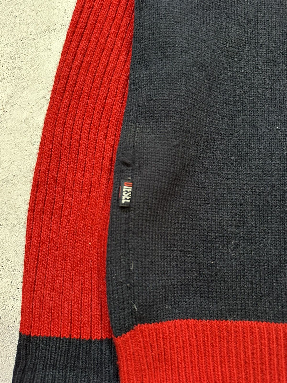 Diesel × Japanese Brand Vintage Diesel Zip Up Sweater Size US M / EU 48-50 / 2 - 9 Thumbnail