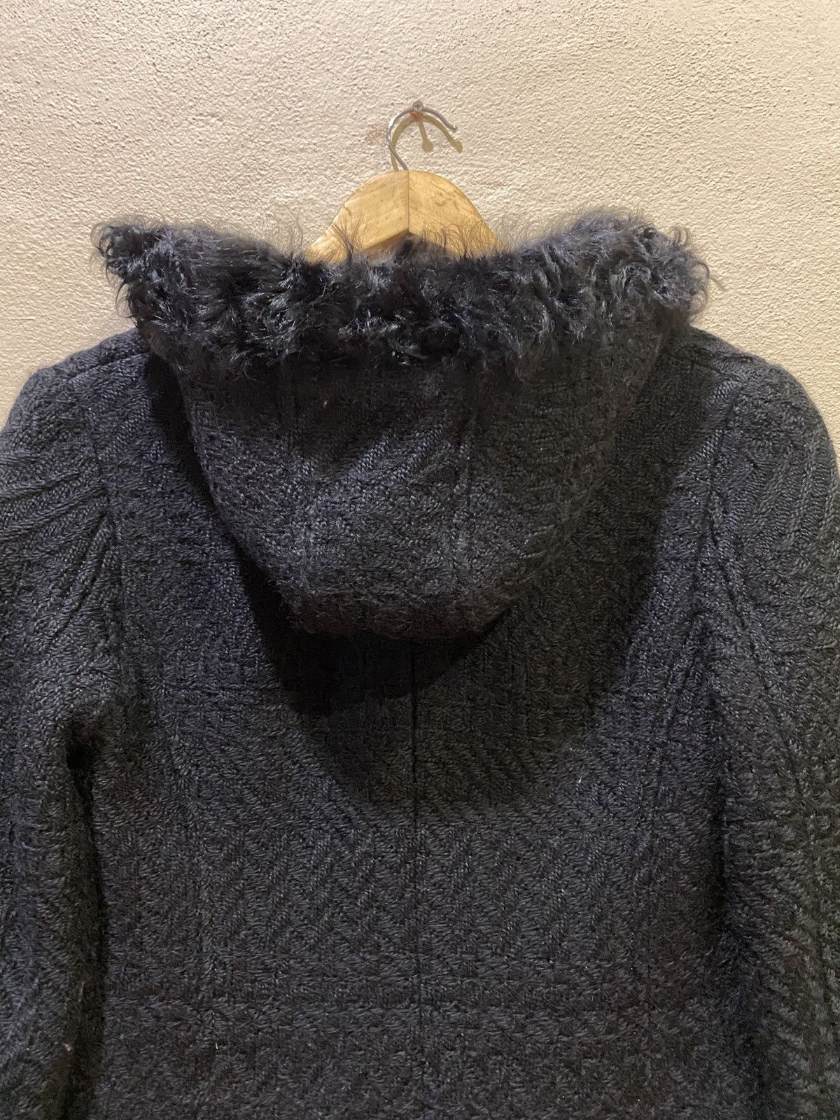 Yohji Yamamoto Ined International Knit Hoodie Jacket Size S / US 4 / IT 40 - 10 Thumbnail