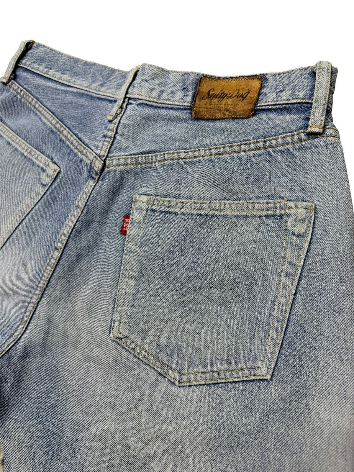 Japanese Brand Vintage 90s Salty Dog Union Made Selvedge Denim Jeans | W31 Size US 31 - 10 Thumbnail