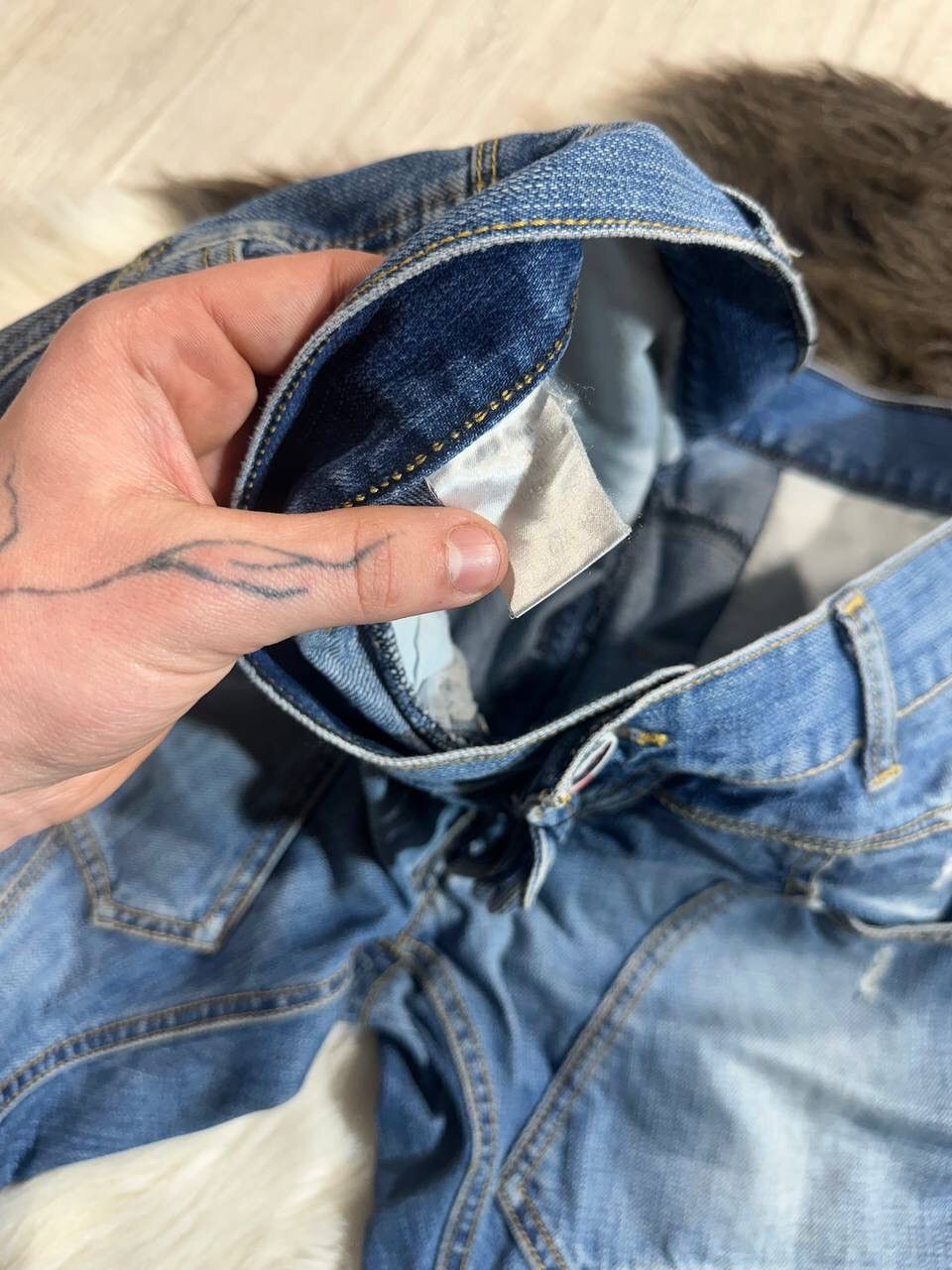 Vintage Crazy Vintage Avantgarde Jeans Size US 31 - 4 Thumbnail