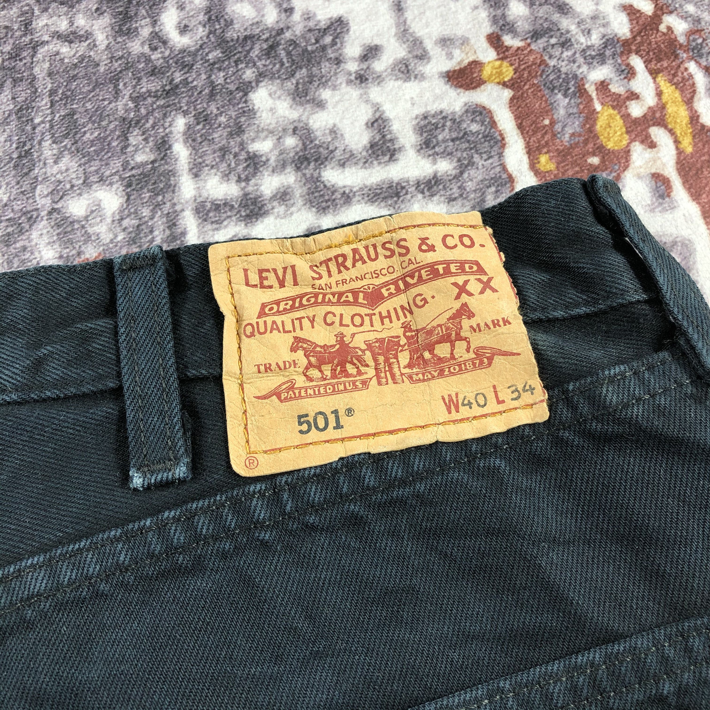 Levi's Vintage 90s Levis 501 Earth Tone Jeans-JM2304 Size US 41 - 8 Thumbnail