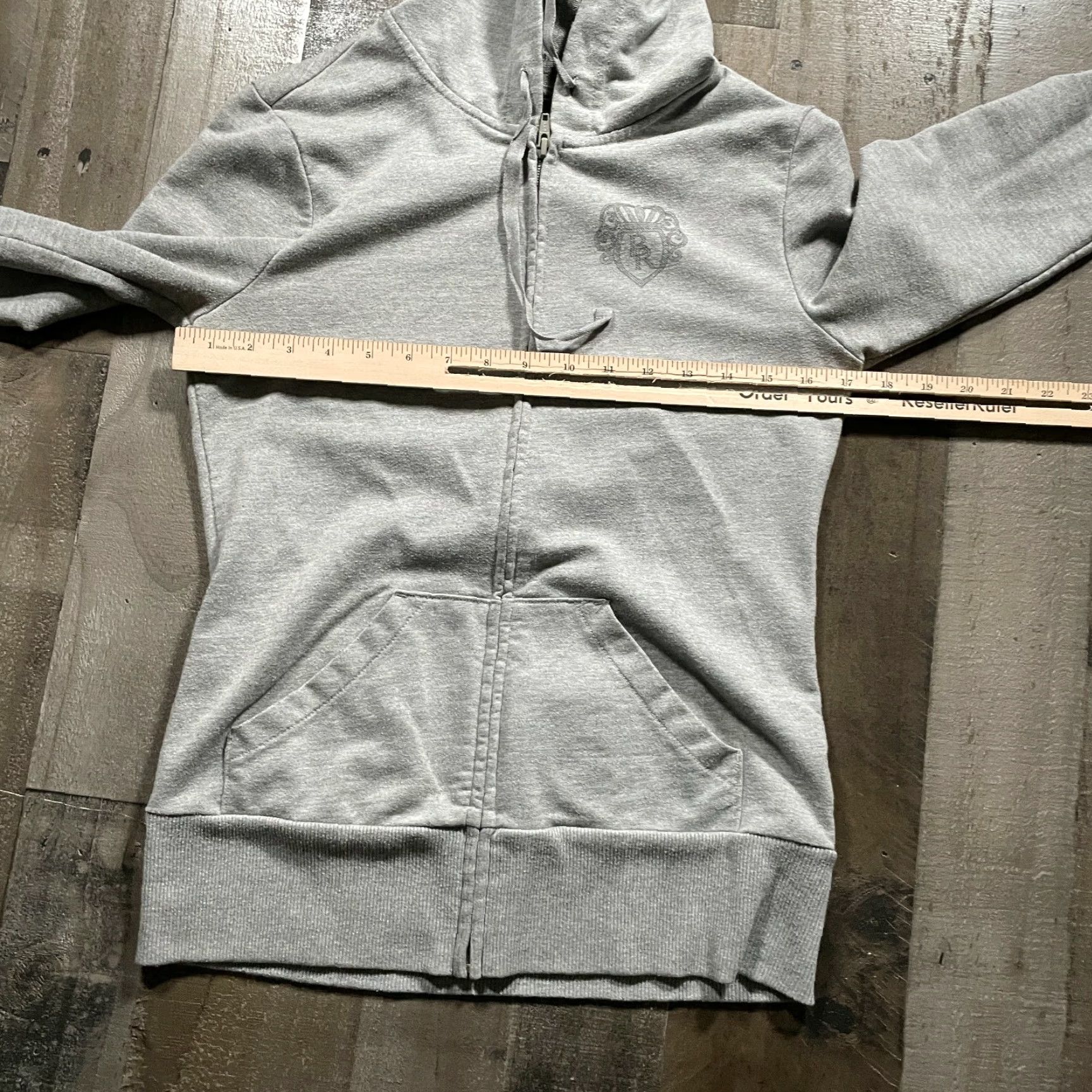 Banana Republic Banana Republic Hoodie Women S Small Gray Full Zip Logo Crest Long Sleeve Active Size S / US 4 / IT 40 - 4 Thumbnail